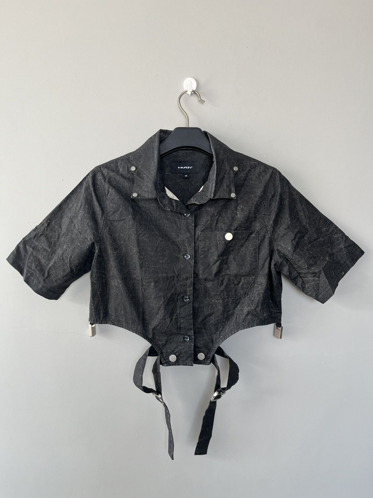 If Six Was Nine JAPANESE NUTH CROP SHIRT BONDAGE PUNK SEDITIONERIES GOTHIC Size US M / EU 48-50 / 2 - 1 Thumbnail