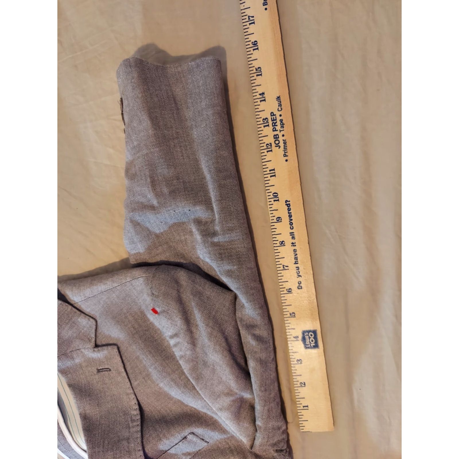 Zara VINTAGE Mens Zara Blazer Jacket 40R Gray Cotton Blazer 2 Piece Mens Size 40R - 7 Thumbnail