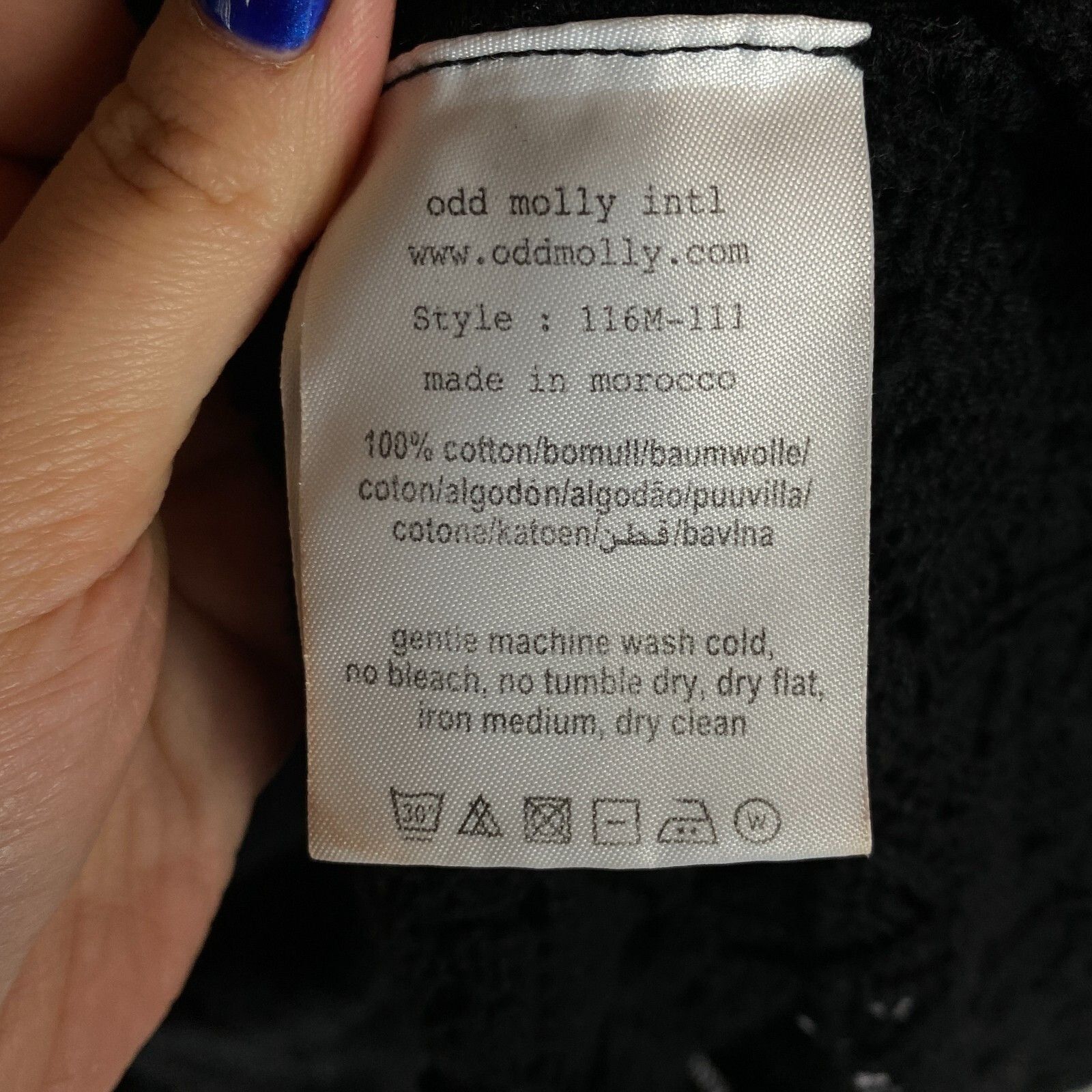 Odd Molly Odd Molly Sweater Women's Size 0 Black Long Sleeve ` Size XS / US 0-2 / IT 36-38 - 6 Thumbnail