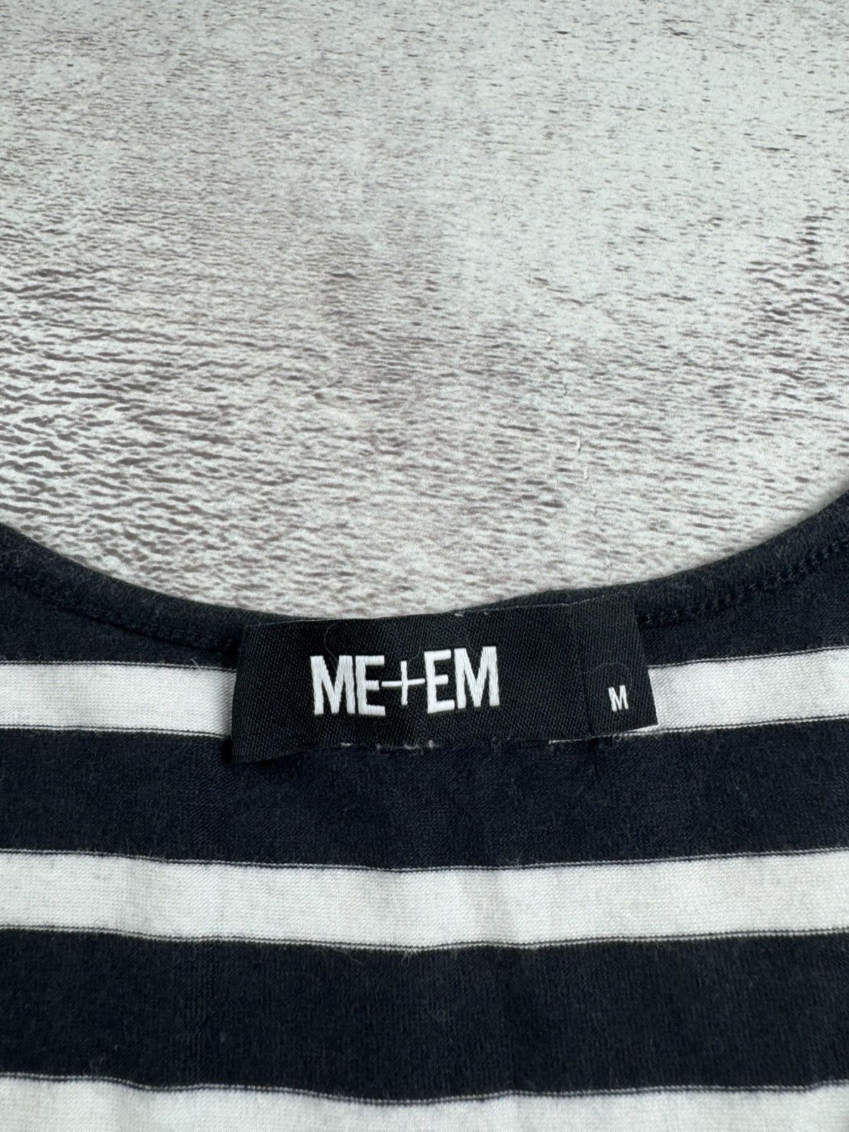ME+EM ME+EM Stretch Dress Cotton Medium Size Women’s Striped Summer Design Tunic Shirt Size M / US 6-8 / IT 42-44 - 9 Thumbnail