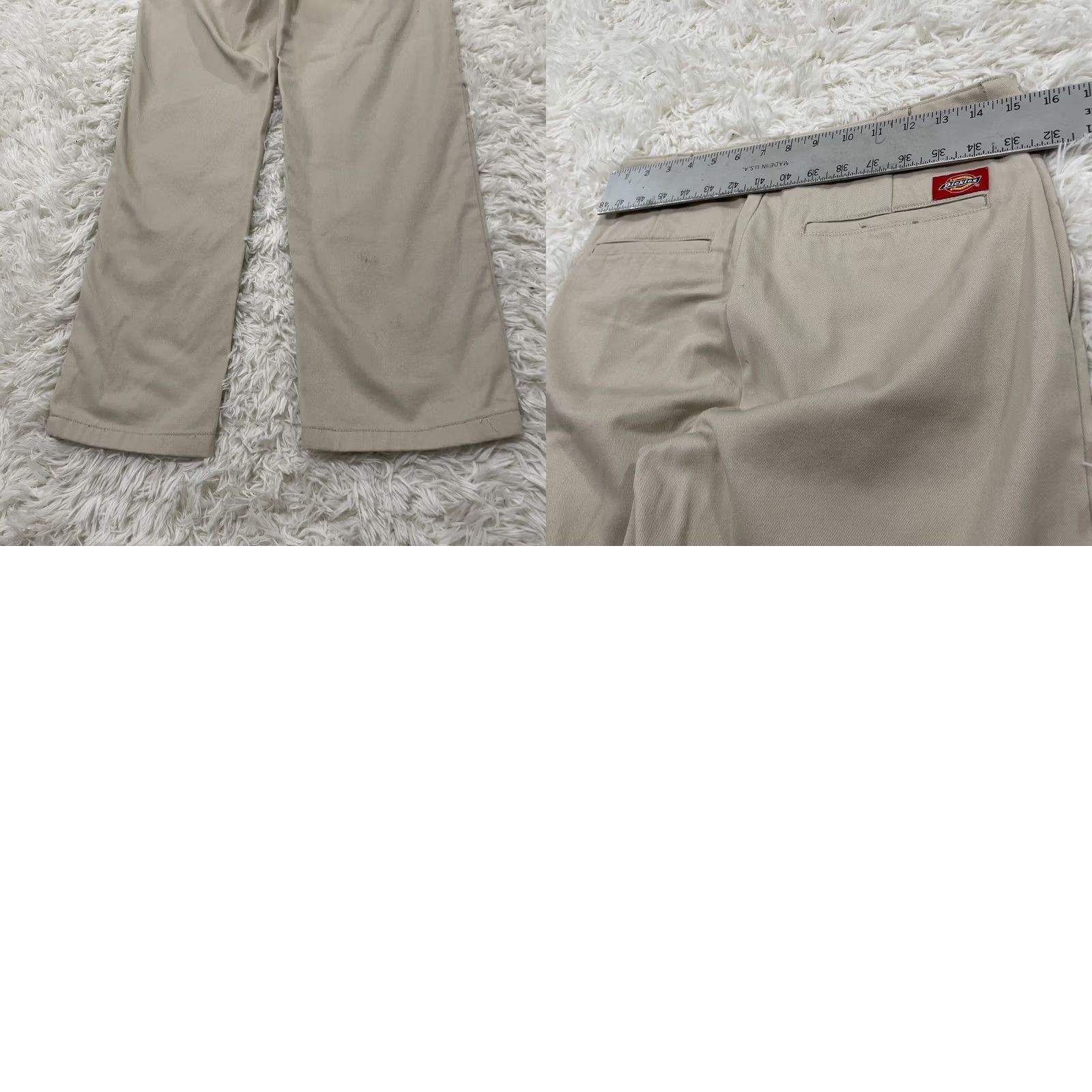 Dickies DICKIES Pants Women 5/27 Work Crop Roll Hem Khaki Logo Heritage Pants 5/27 30x28 Size 27" / US 4 / IT 40 - 11 Thumbnail