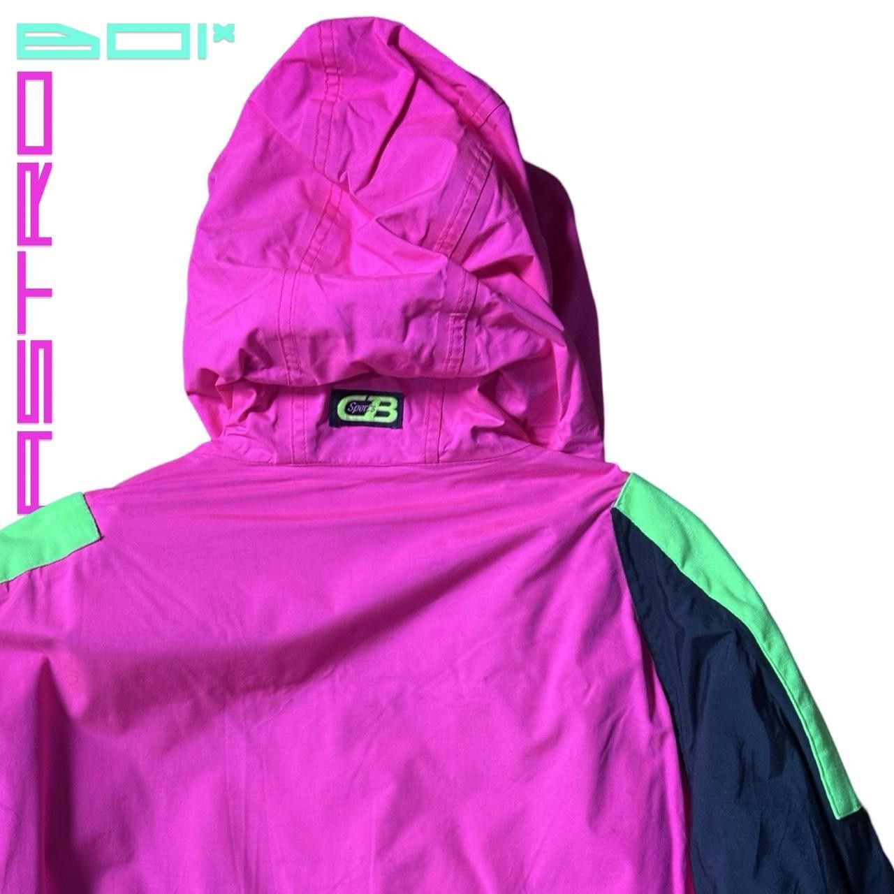 Vintage Vintage APLS Apres Ski Pink & Green Neon Ski Jacket - XL Size US XL / EU 56 / 4 - 5 Thumbnail