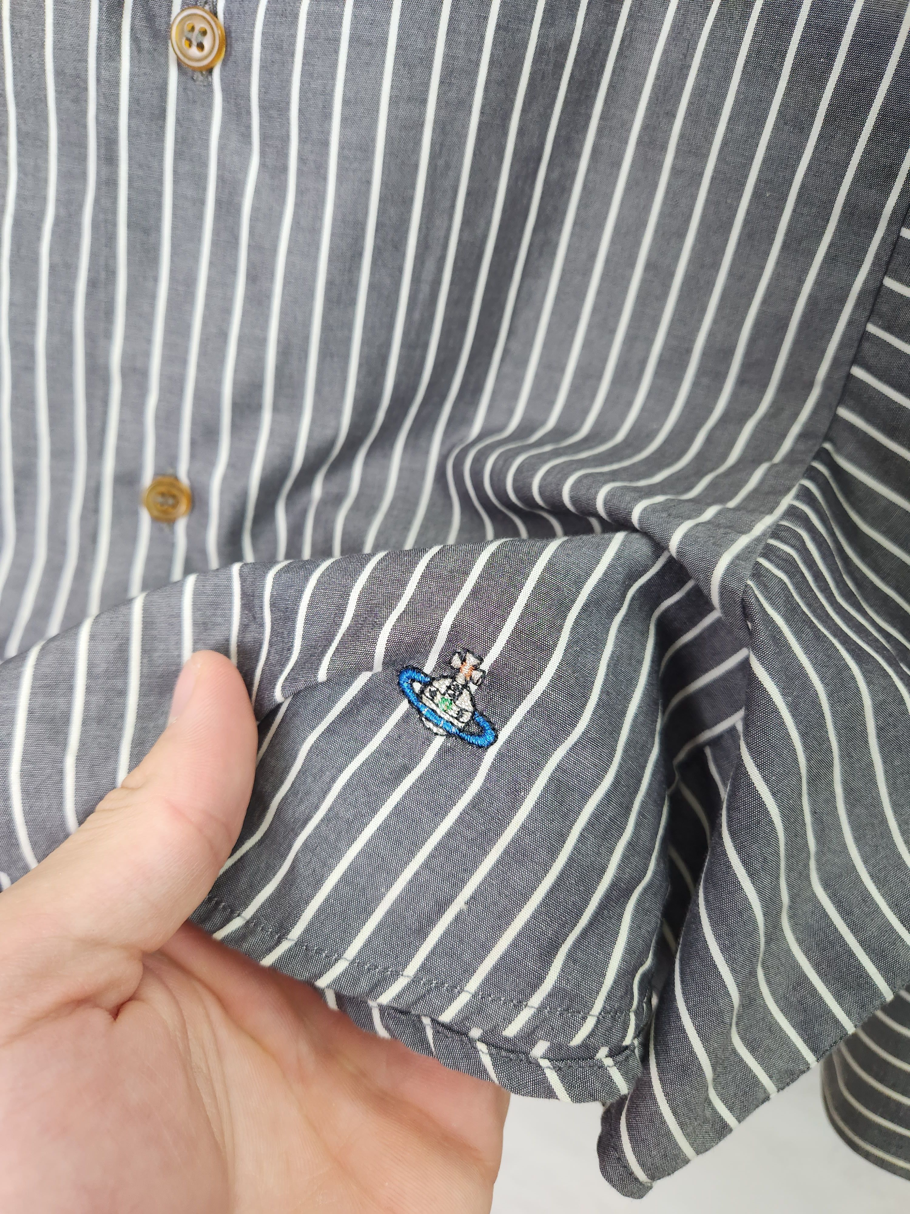 Vivienne Westwood Vivienne Westwood Man london stripes shirt button ups Size US L / EU 52-54 / 3 - 4 Thumbnail