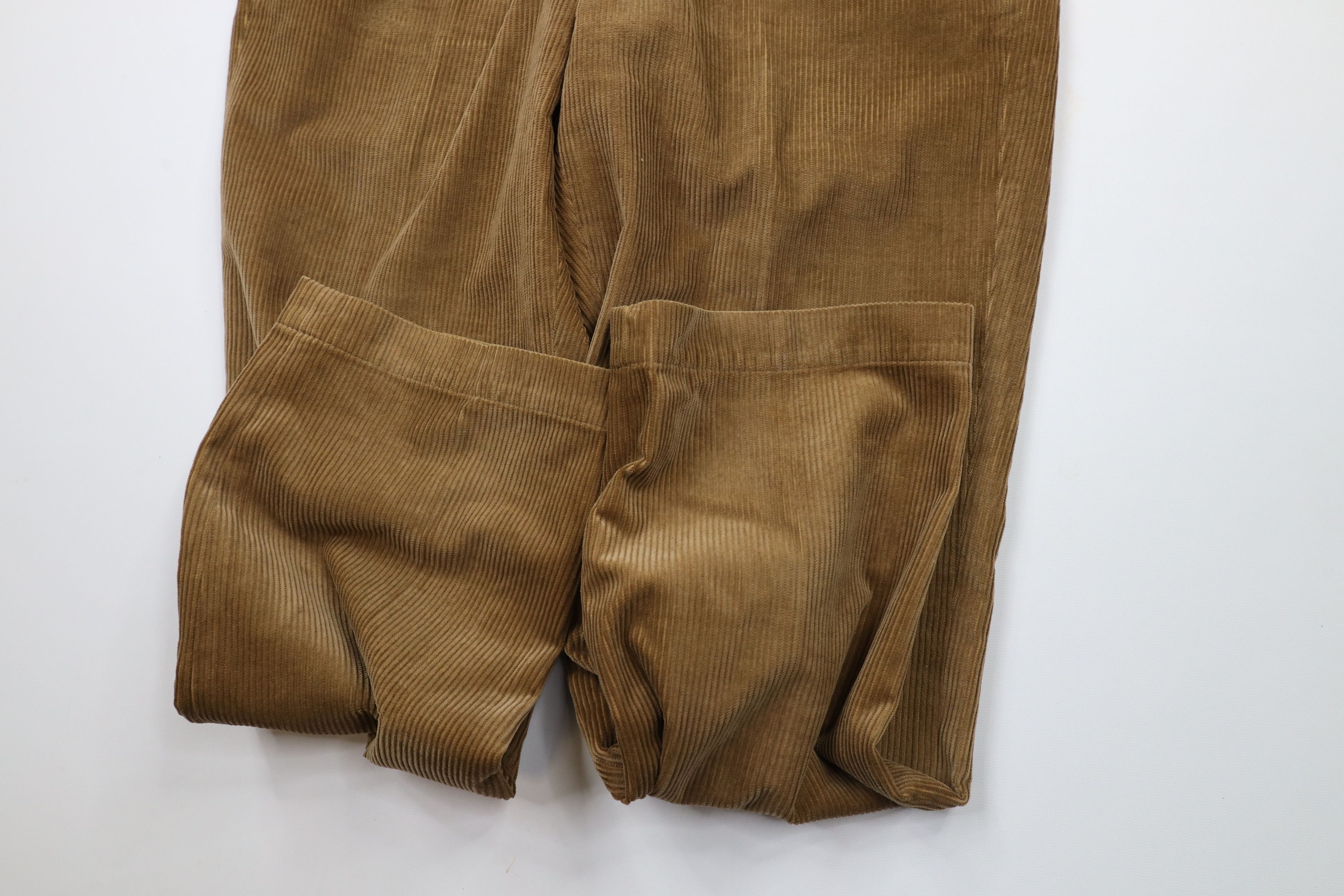 Brooks Brothers × Vintage Vintage Brooks Brothers Front Hudson Corduroy Pants Brown Size 32 - 5 Thumbnail