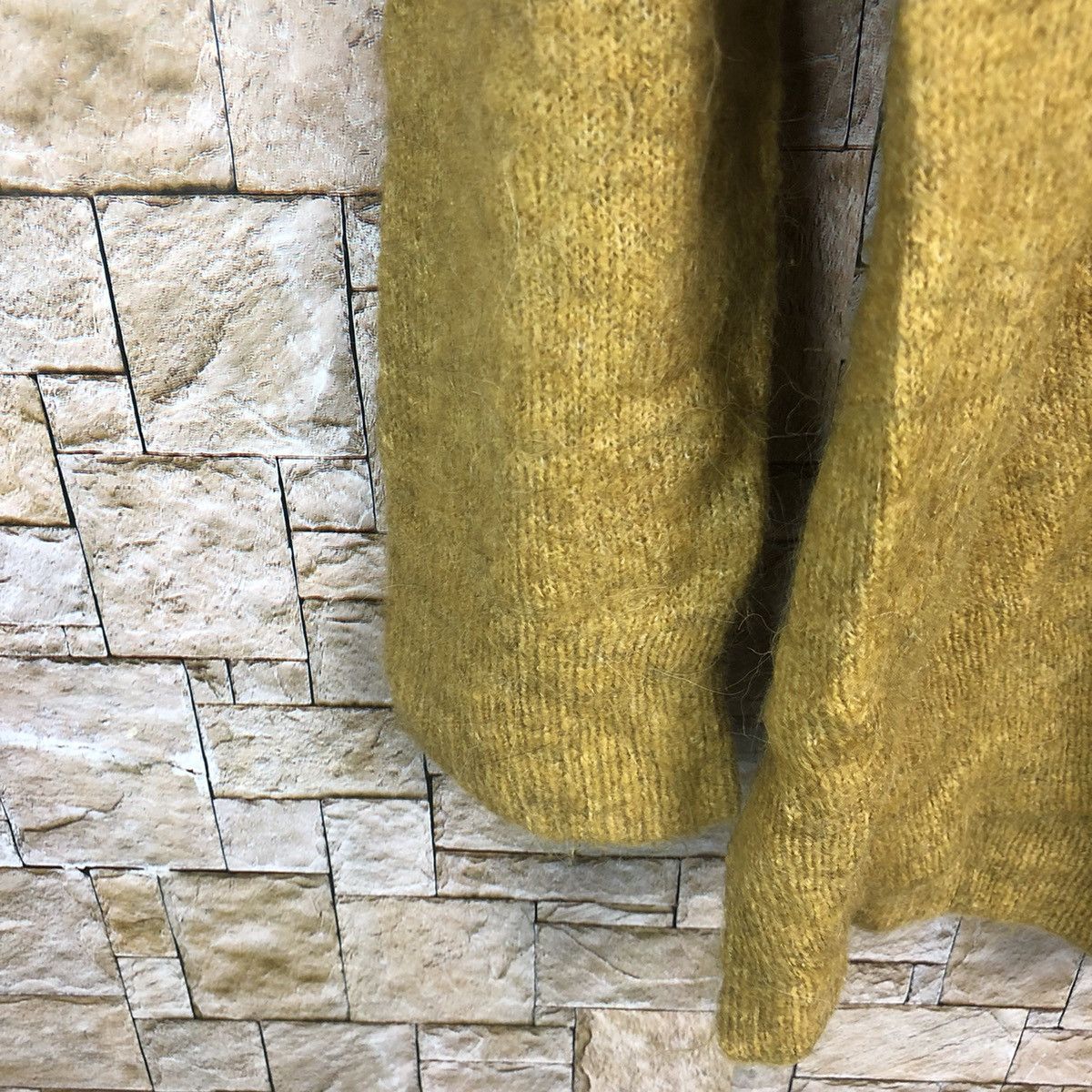 GU × Homespun Knitwear × Vintage GU Brown mohair vintage Knitwear sweatshirt #A771 Size US L / EU 52-54 / 3 - 7 Thumbnail