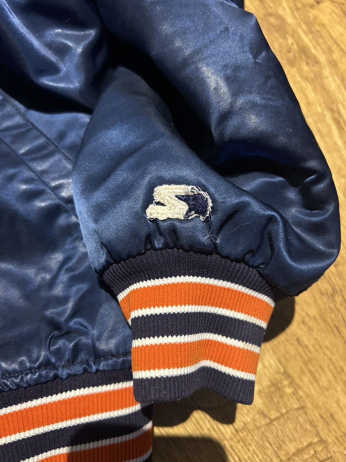 Starter Vintage Detroit Tigers Satin Bomber Jacket 90s MLB Diamond Size US L / EU 52-54 / 3 - 16 Thumbnail