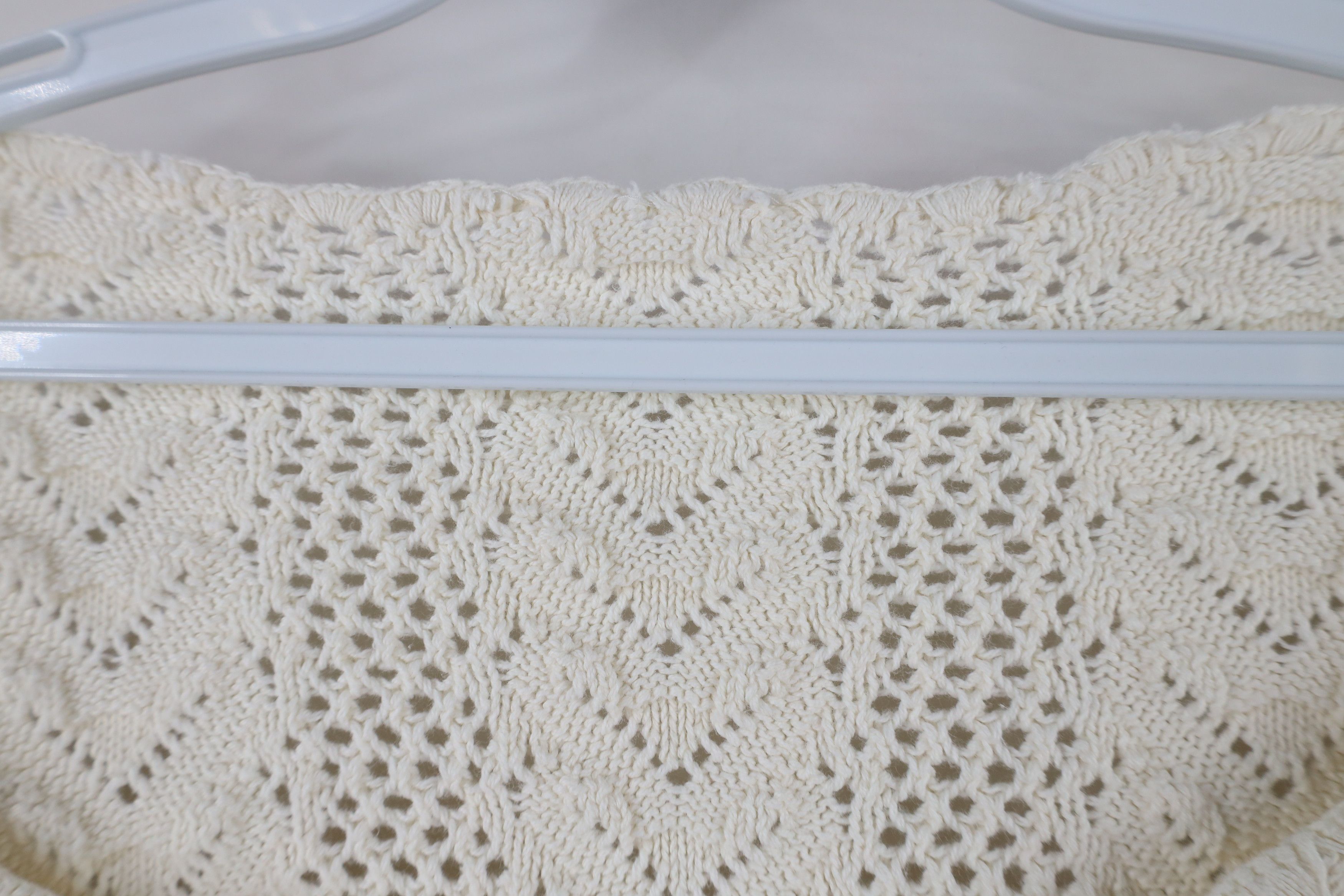 Vintage Vintage 90s Streetwear Fisherman Knit Aran Sweater Cream Size L / US 10 / IT 46 - 4 Thumbnail