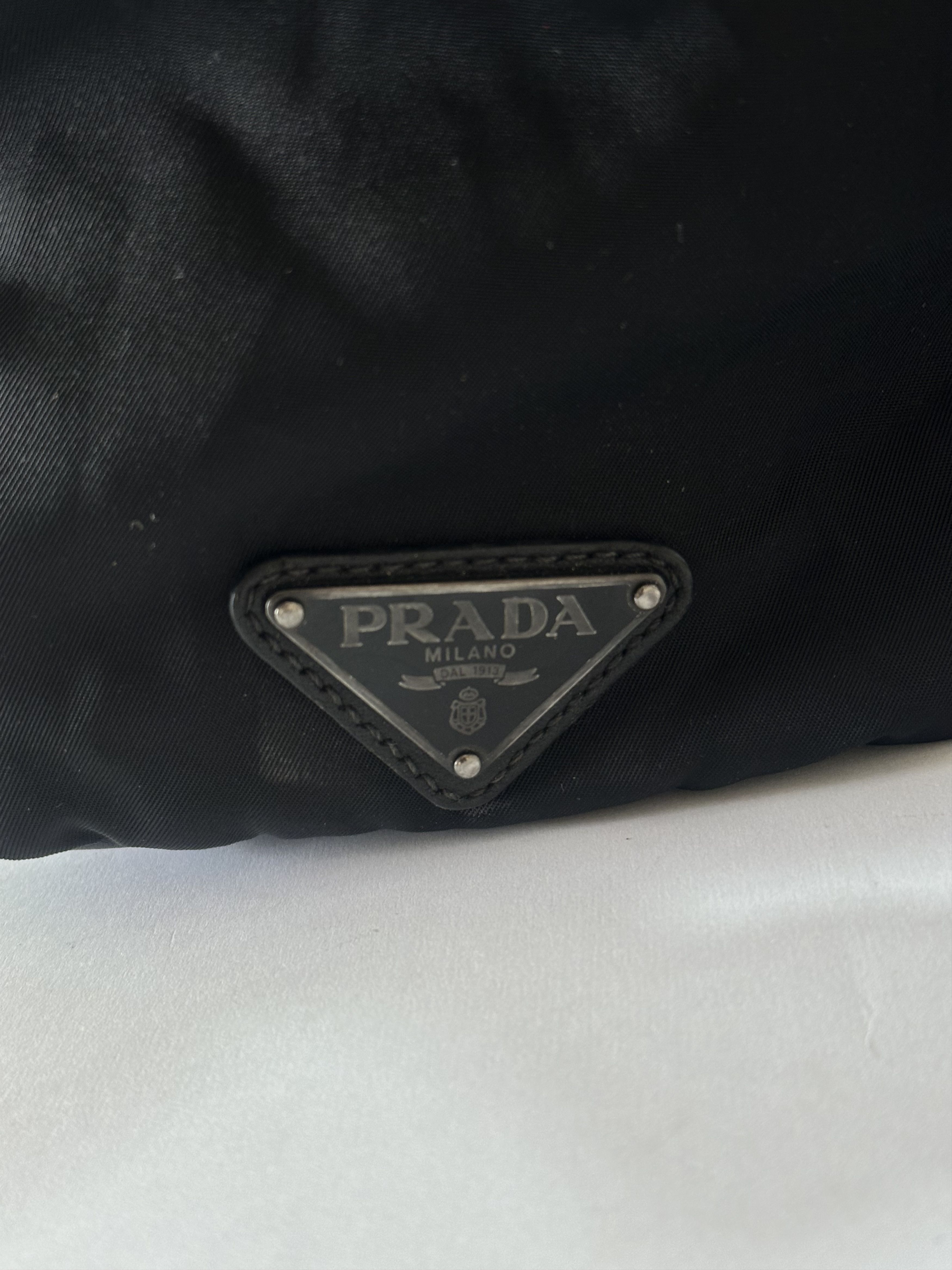 Prada Prada Black Nylon Messenger Bag Size ONE SIZE - 5 Thumbnail