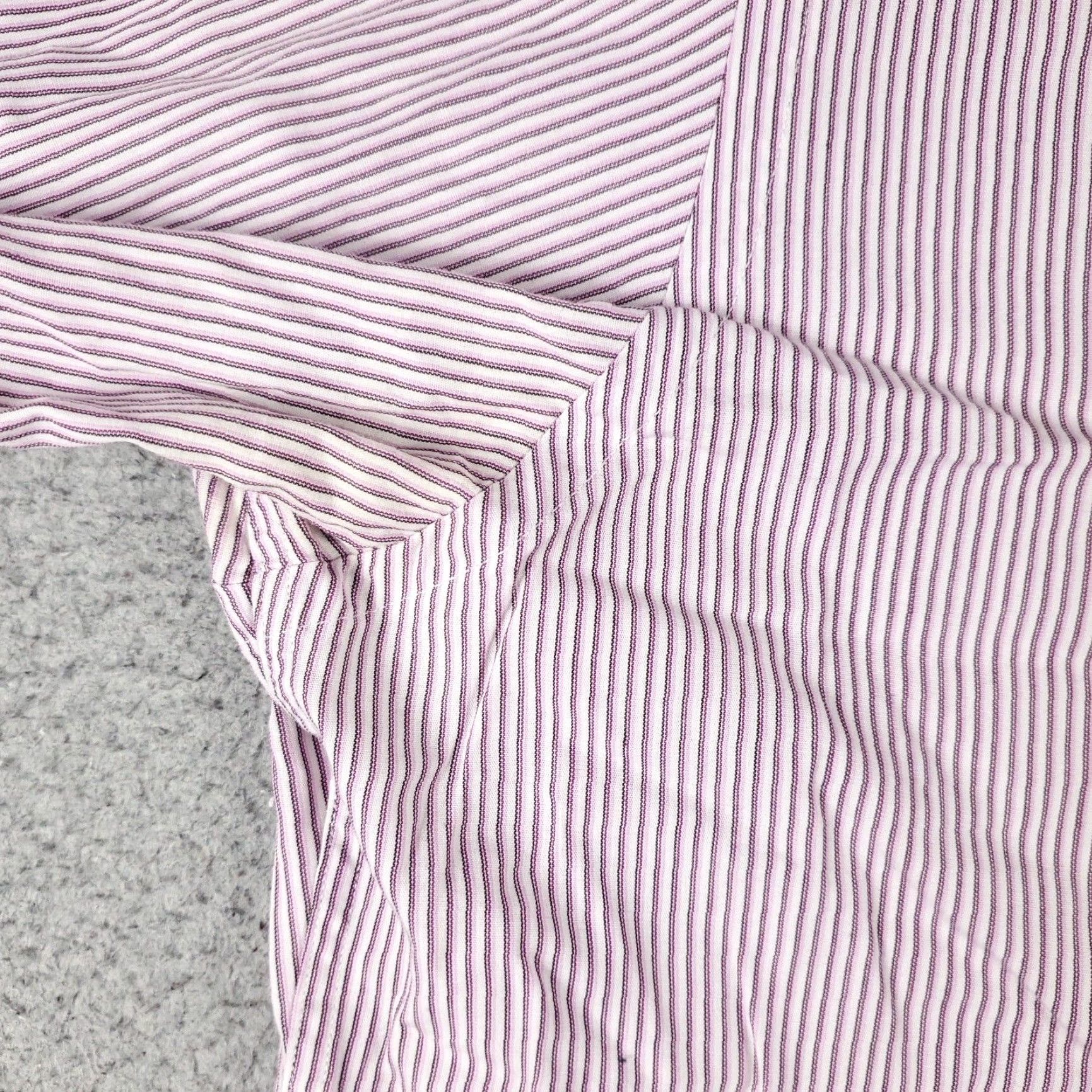 Ben Sherman Ben Sherman Shirt Mens Medium Purple White Check Casual Button Up Long Sleeve Size US M / EU 48-50 / 2 - 3 Thumbnail