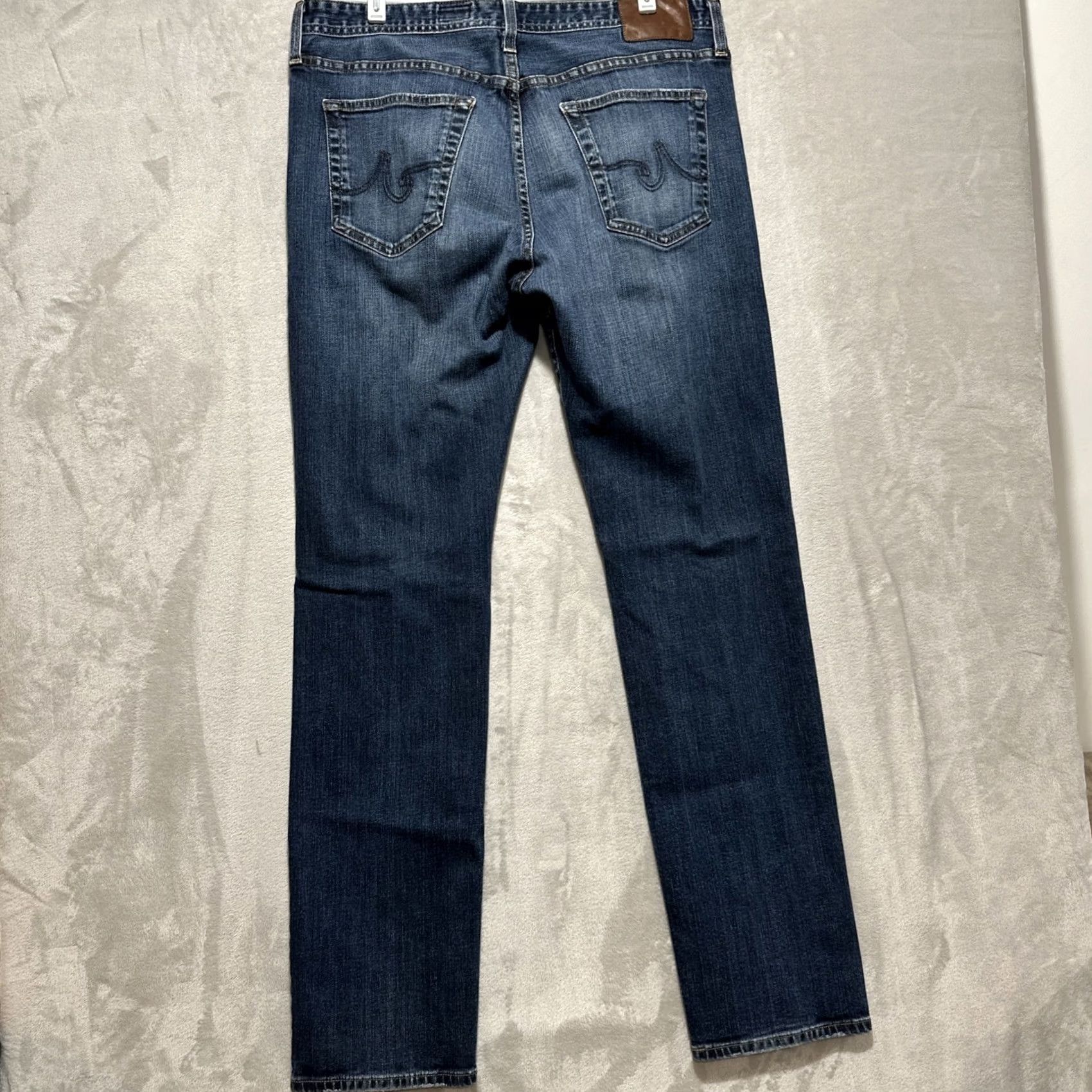 Vintage AG Adriano Goldschmied The Graduate Tailored Leg Jeans Men’s Size 36 Clothing Jeans Mens Regular Straight 5-Pocket Blue Denim Medium Classic Casual Size US 36 / EU 52 - 2 Thumbnail