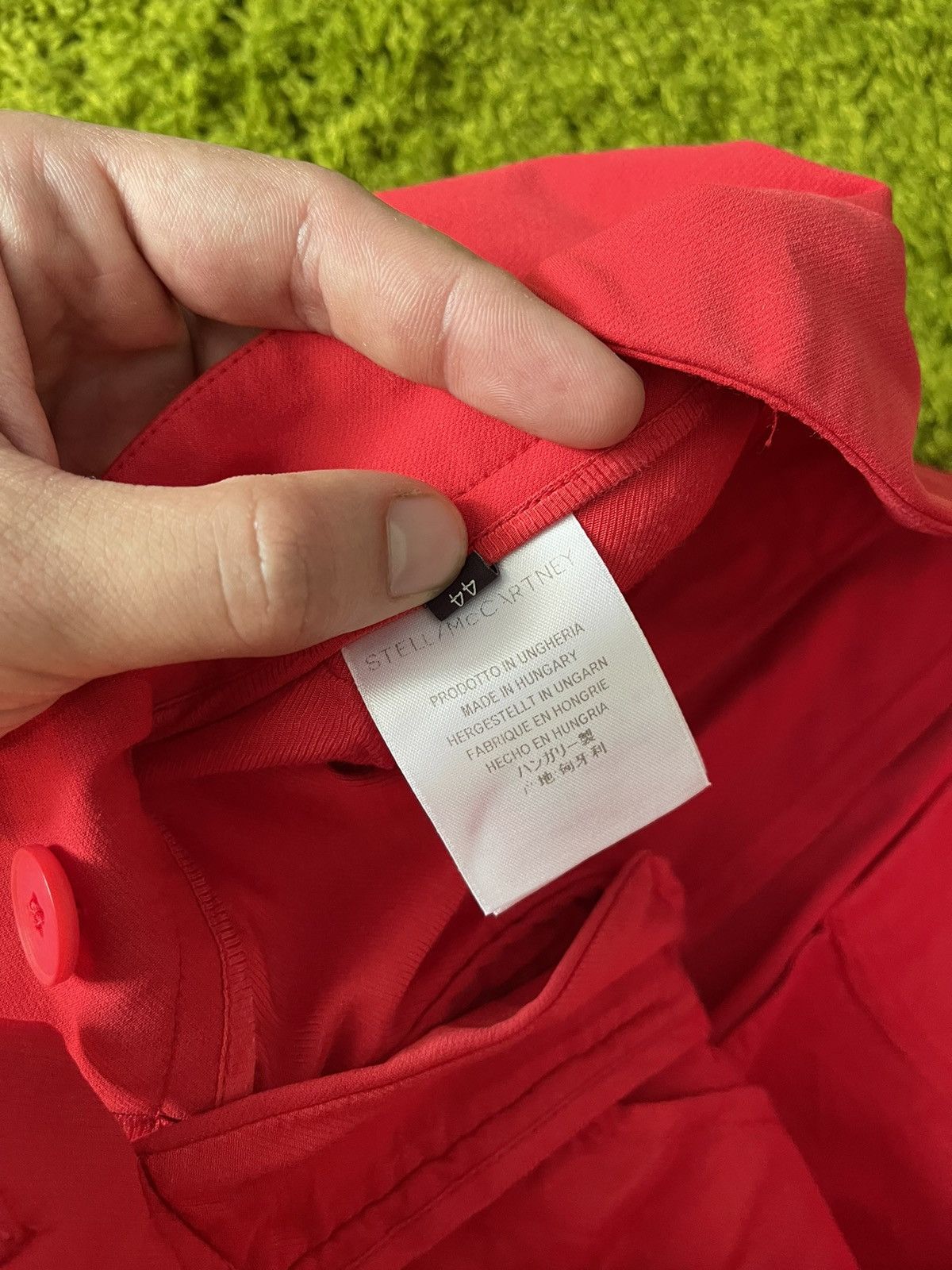 Designer × Stella McCartney Stella McCartney red pants trousers Size 30" / US 8 / IT 44 - 8 Thumbnail