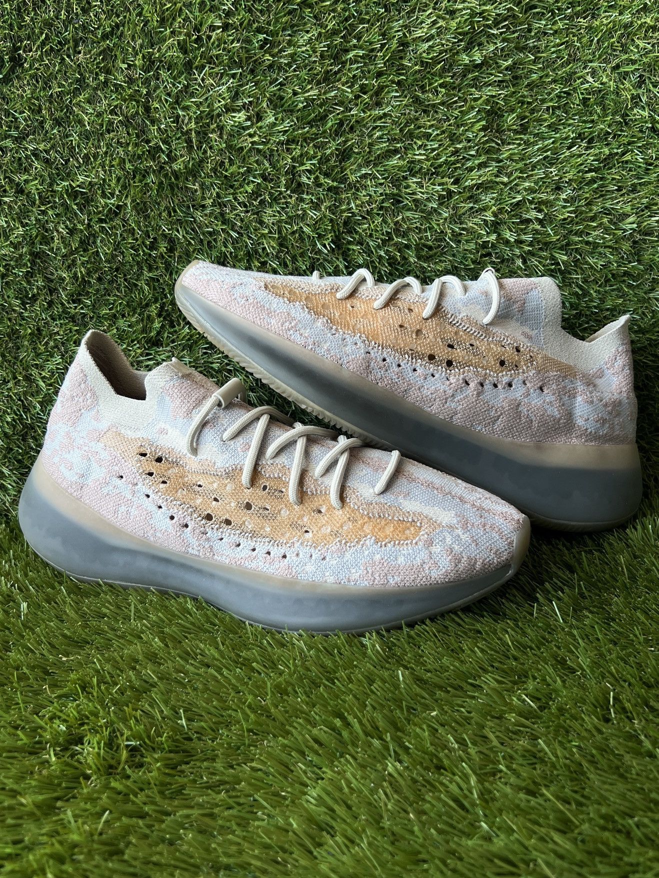 image of Adidas Yeezy 380 Pepper Non Reflective Shoes in Grey, Men's (Size 14)
