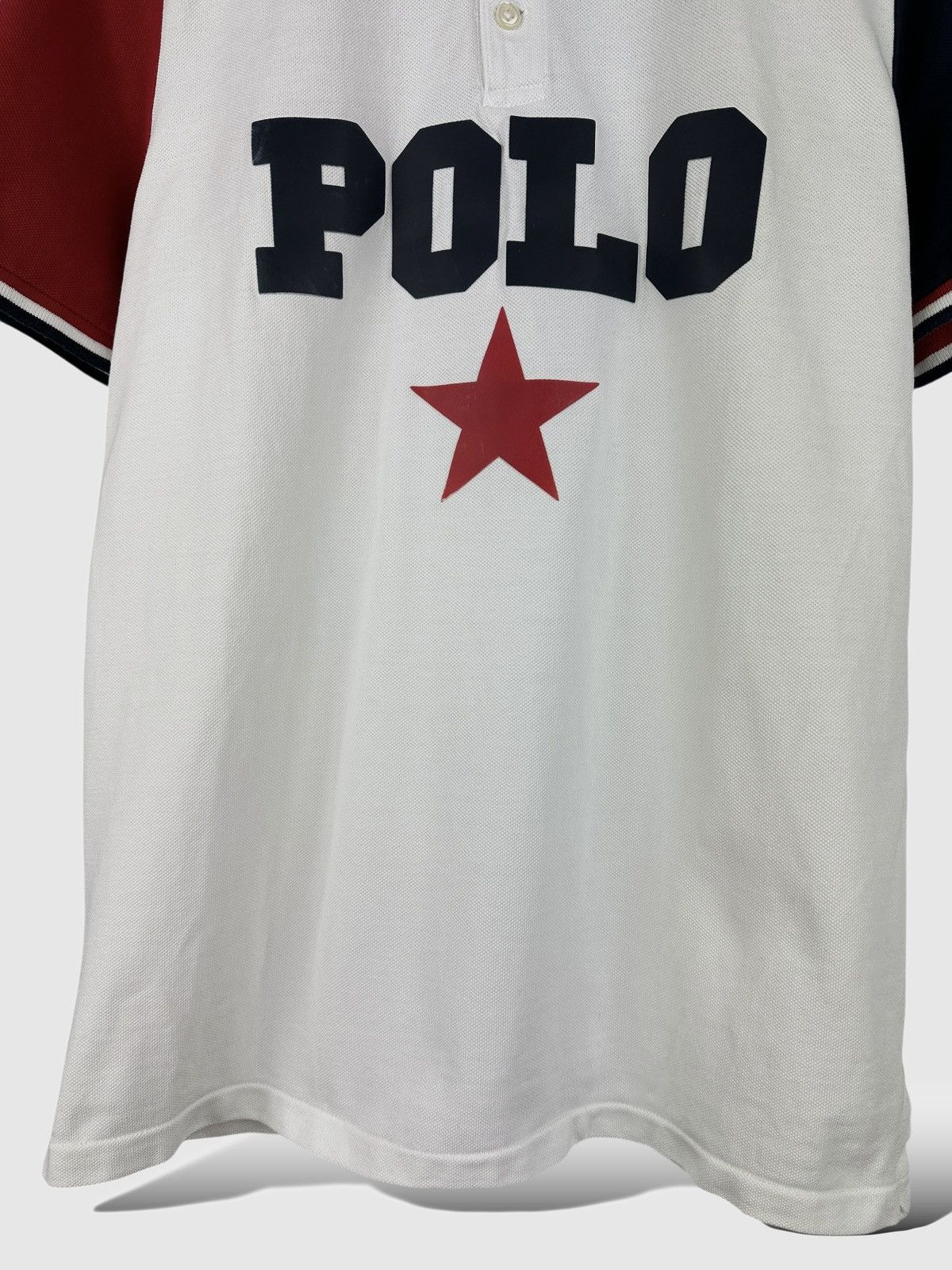 Polo Ralph Lauren Polo Ralph Lauren Tricolor Cotton Pique Polo Classic Fit Tee Size US S / EU 44-46 / 1 - 4 Thumbnail