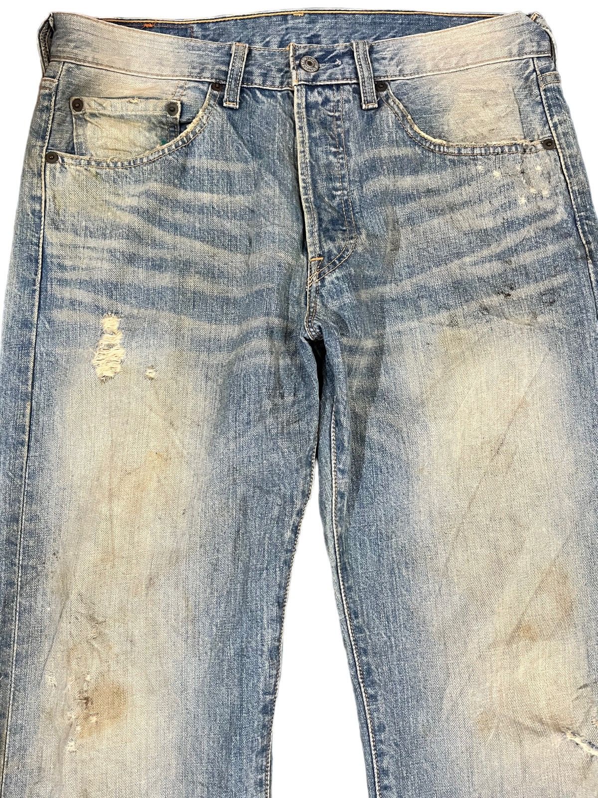 Levi's Vintage 90’s Levi’s 501 Mudwash Denim Size US 33 - 2 Thumbnail