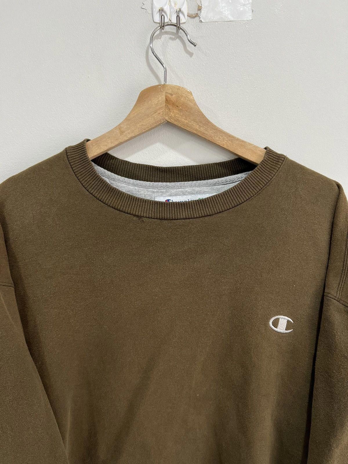 Vintage Vintage Olive Green Champion sweater Size US XXL / EU 58 / 5 - 3 Thumbnail