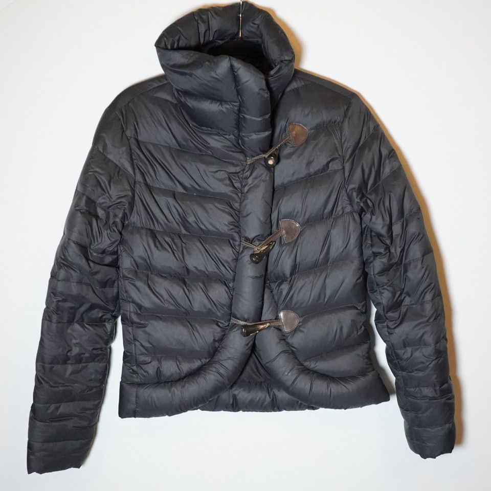 image of Allsaints Chambery Italian Down Puffer Quilted in Black, Women's (Size Small)