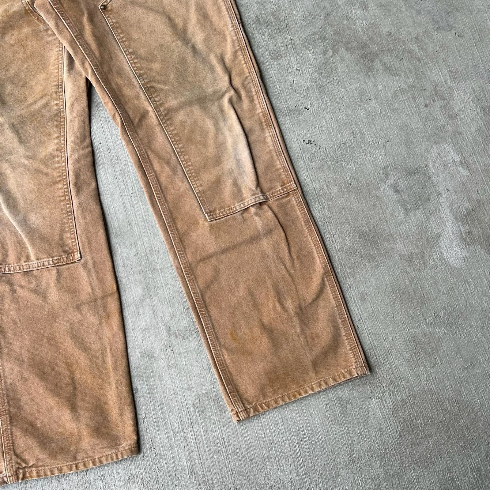 Carhartt × Vintage Carhartt brown double knee work wear carpenter pants Size US 31 - 8 Thumbnail