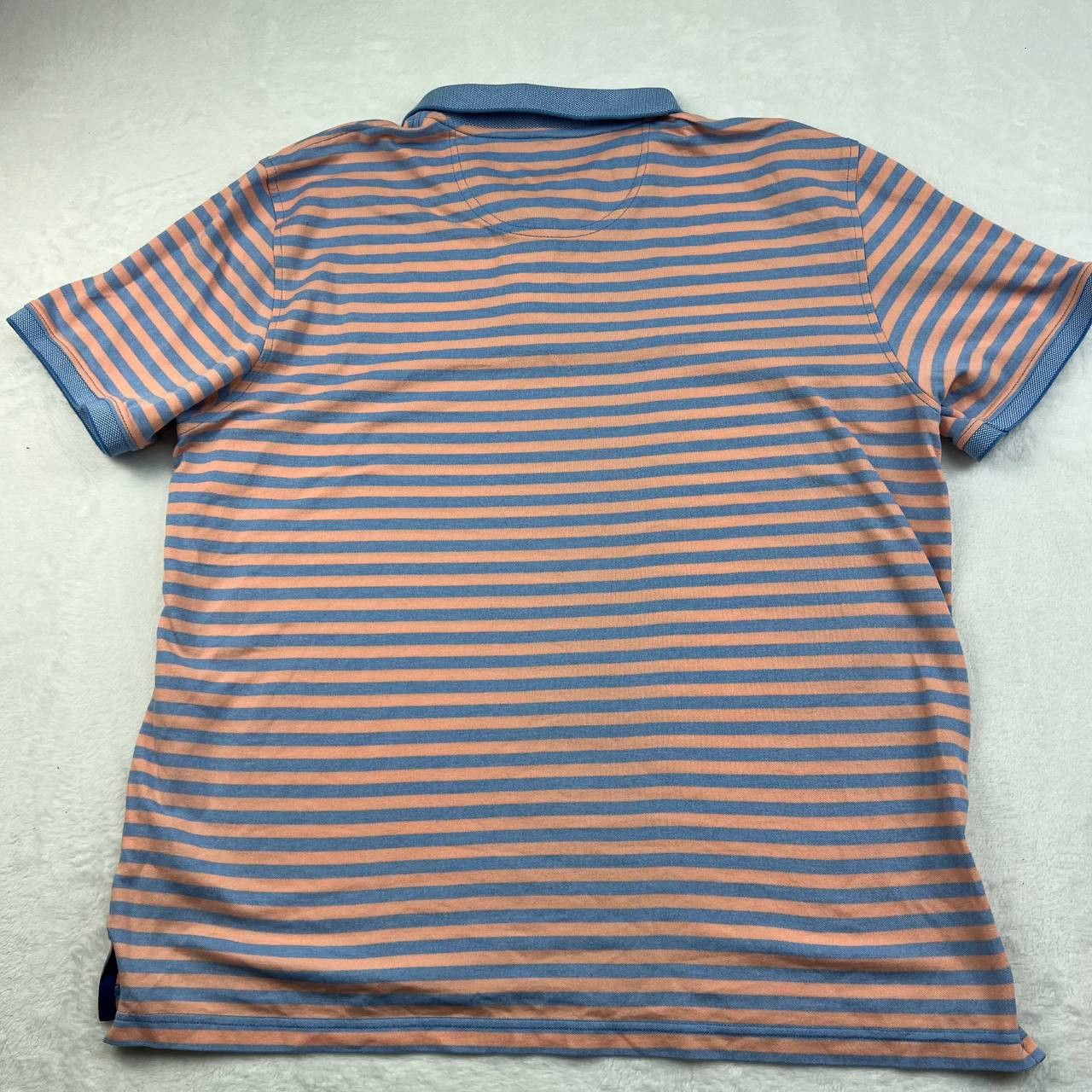Izod Izod Advantage 2XL Stretch Polo Shirt Men Striped XXL Size US XXL / EU 58 / 5 - 2 Thumbnail