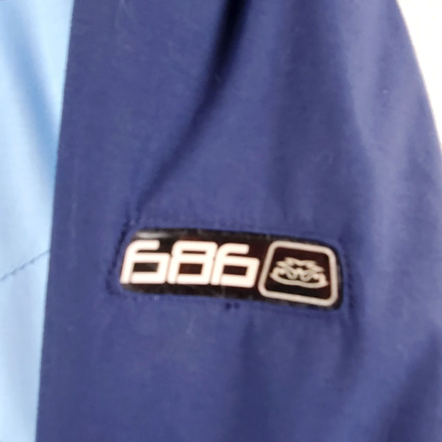 686 686 Windbreaker Jacket Women's Small Blue Full Zip Pockets Lined Polyester Size S / US 4 / IT 40 - 5 Thumbnail