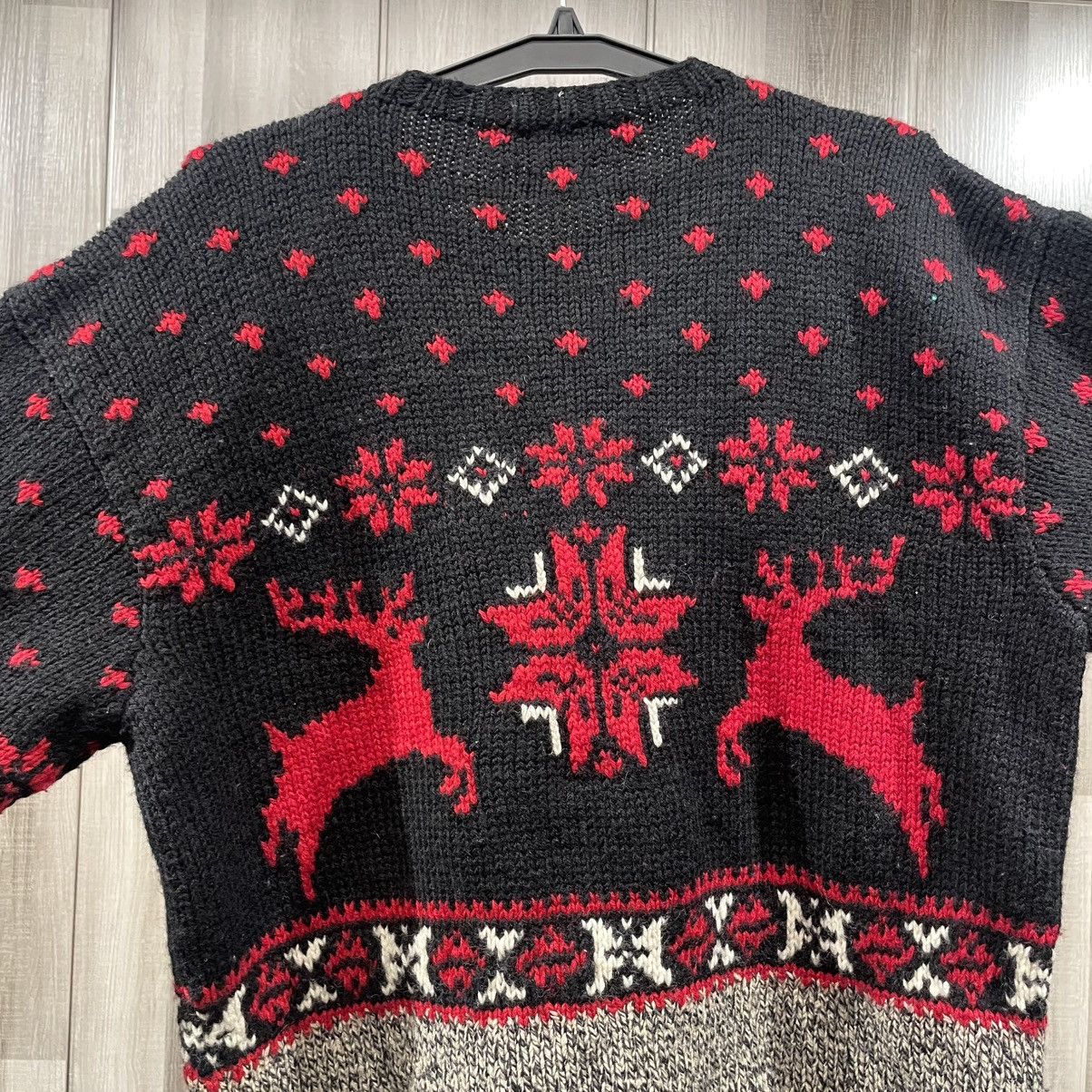 Ralph Lauren Vintage Polo Ralph Lauren Hand Knit Wool Reindeer Sweater Size US XL / EU 56 / 4 - 17 Thumbnail