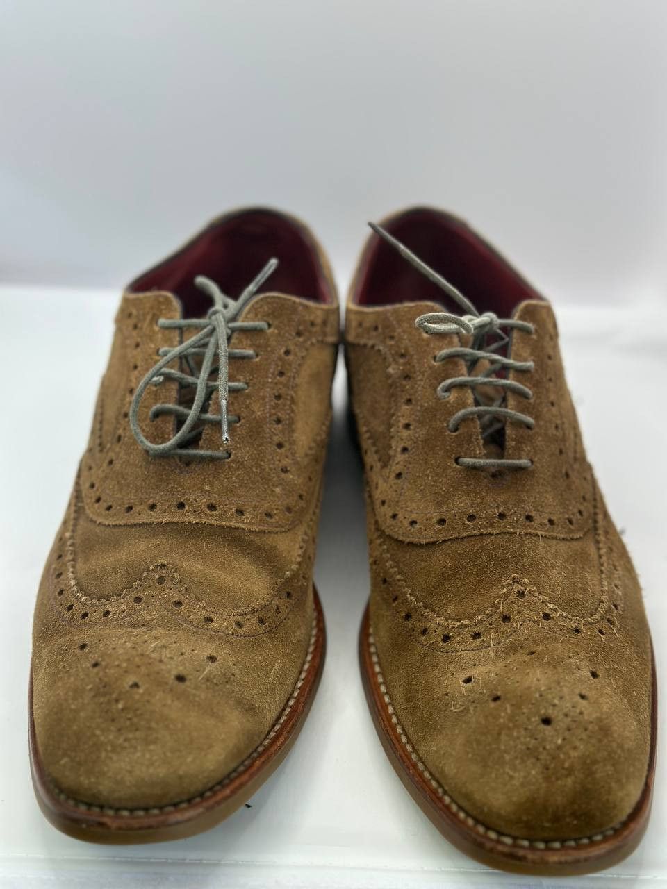 Loake Loake Kerridge TG Suede Brogues Claridge/F UK 8 Almond Toe Size US 9 / EU 42 - 3 Thumbnail
