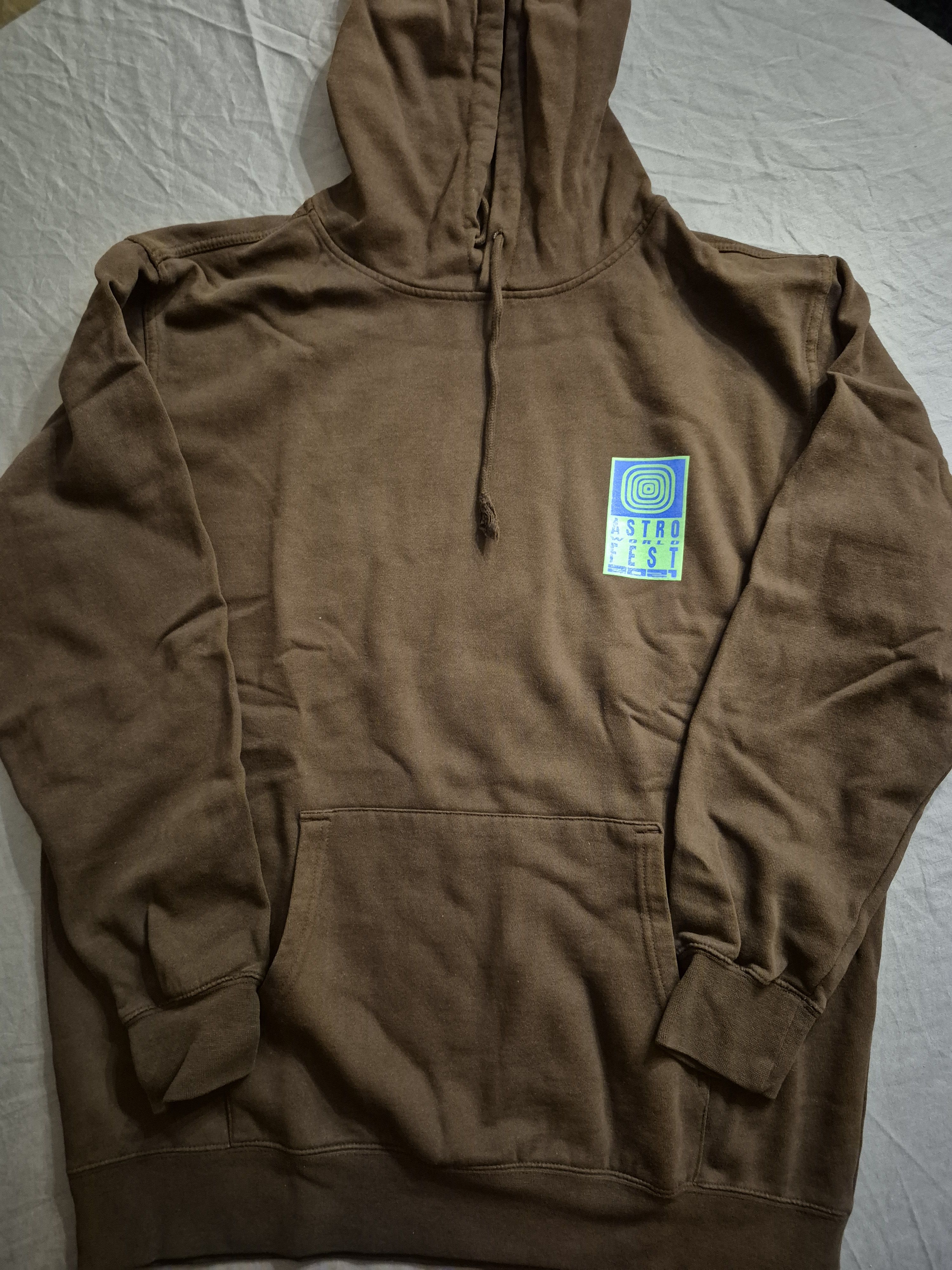 Travis Scott Travis Scott AstroWorld Brown Hoodie Size Large Size US L / EU 52-54 / 3 - 1 Thumbnail