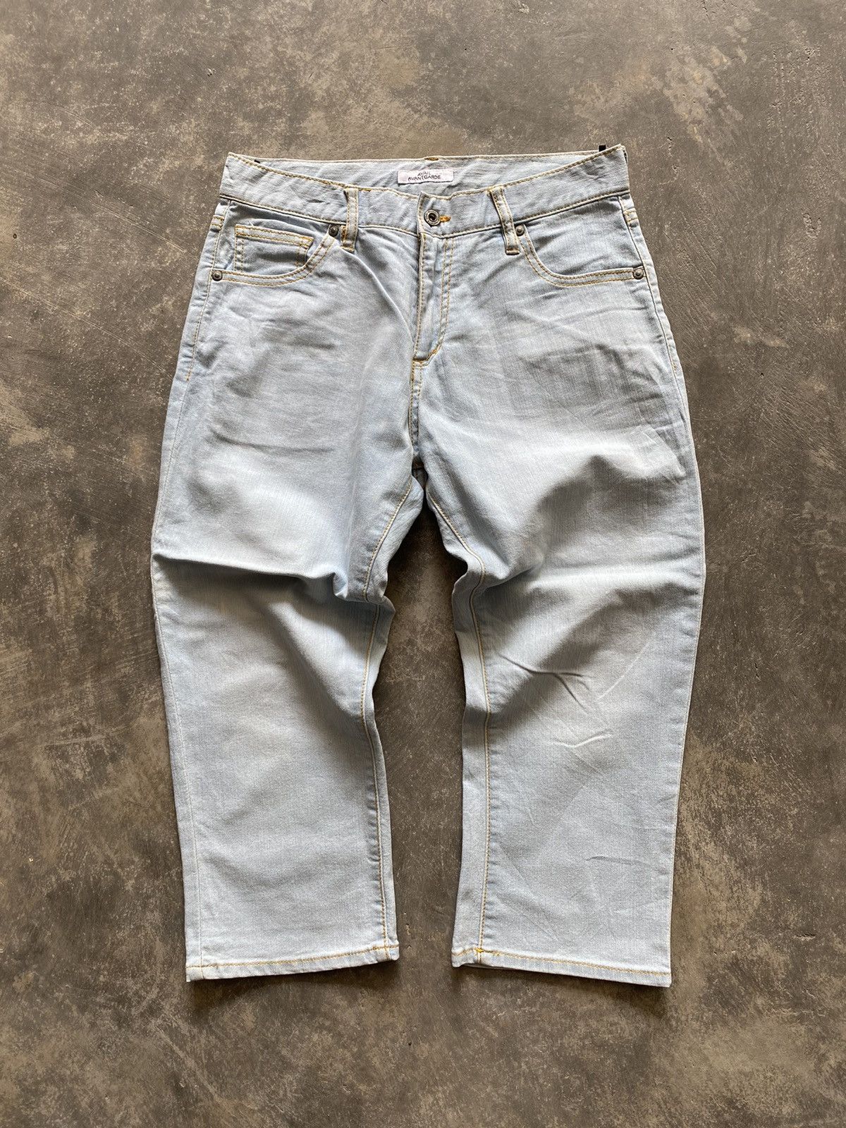 Vintage Vintage❗Avant Garde Denim Pants 🔥 Size US 30 / EU 46 - 1 Thumbnail