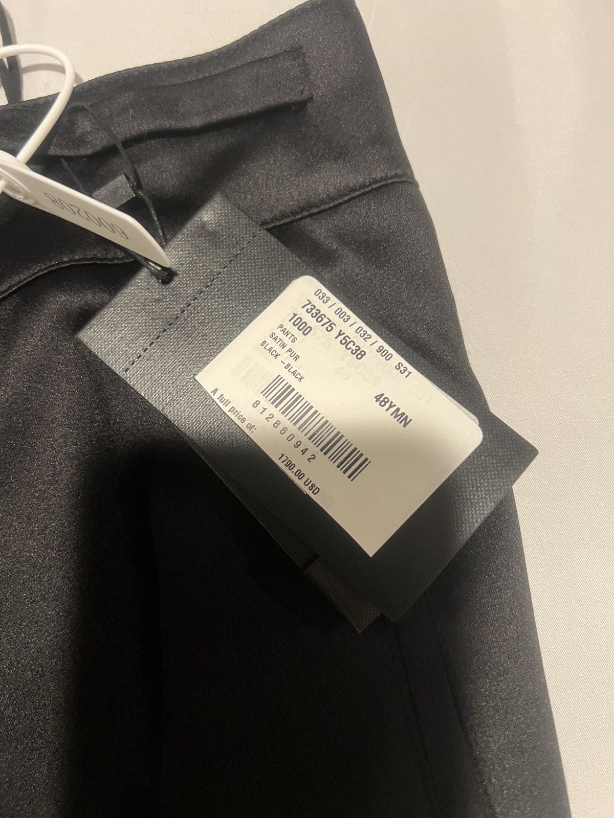 Saint Laurent Paris Saint Laurent men’s silk blend joggers. 48/32.M. $1350 Size US 32 / EU 48 - 8 Thumbnail