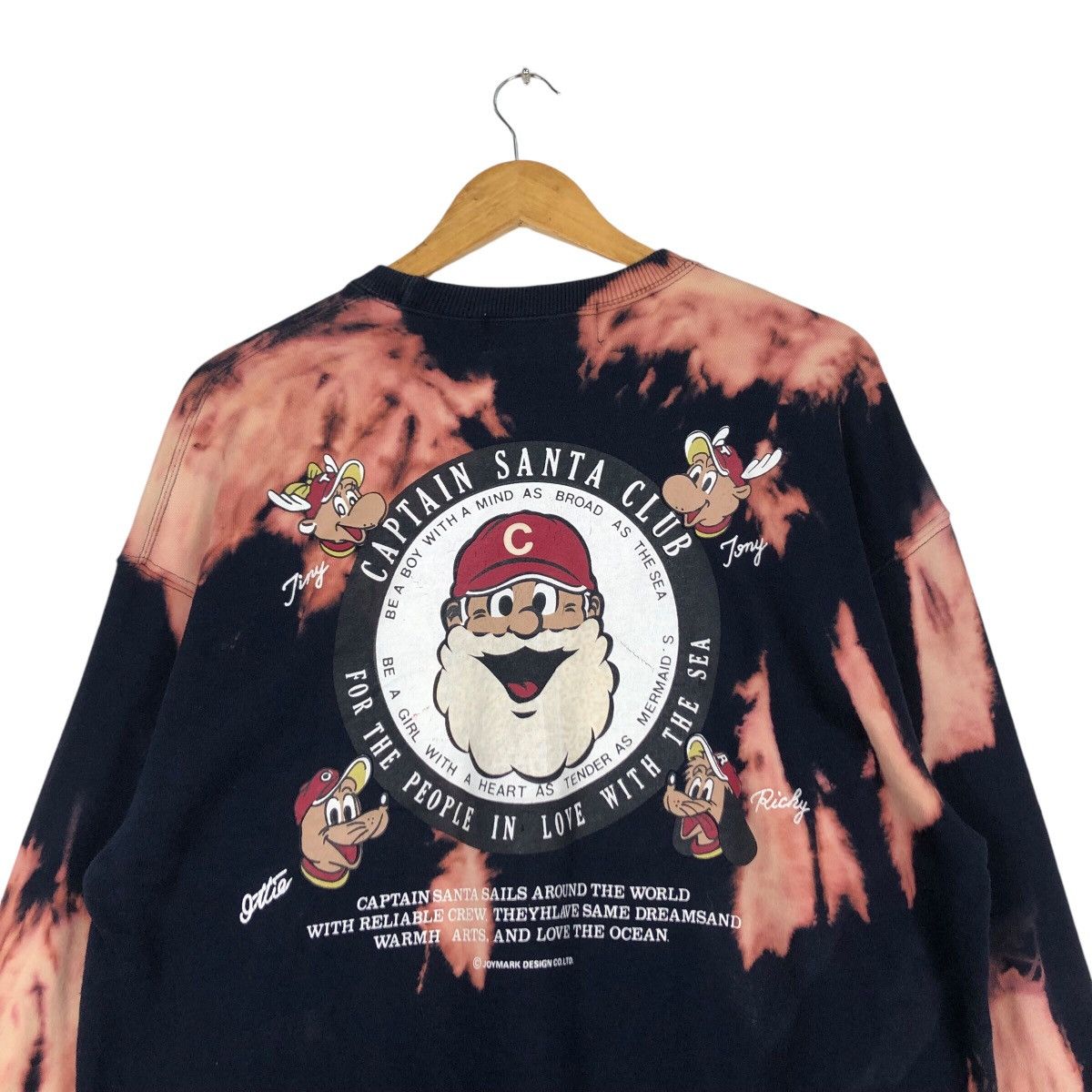 Japanese Brand Vintage Captain Santa Sweatshirt Tye Dye Medium Japanese Size US M / EU 48-50 / 2 - 7 Thumbnail