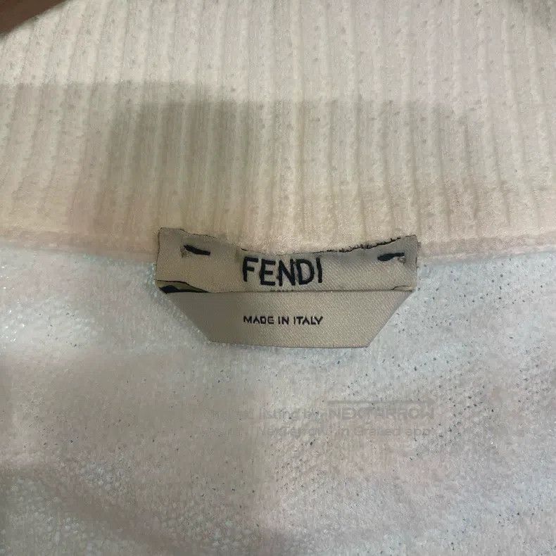 Fendi Fendi White Towel Embossed Logo Oversized Jacket Size XS / US 0-2 / IT 36-38 - 3 Thumbnail