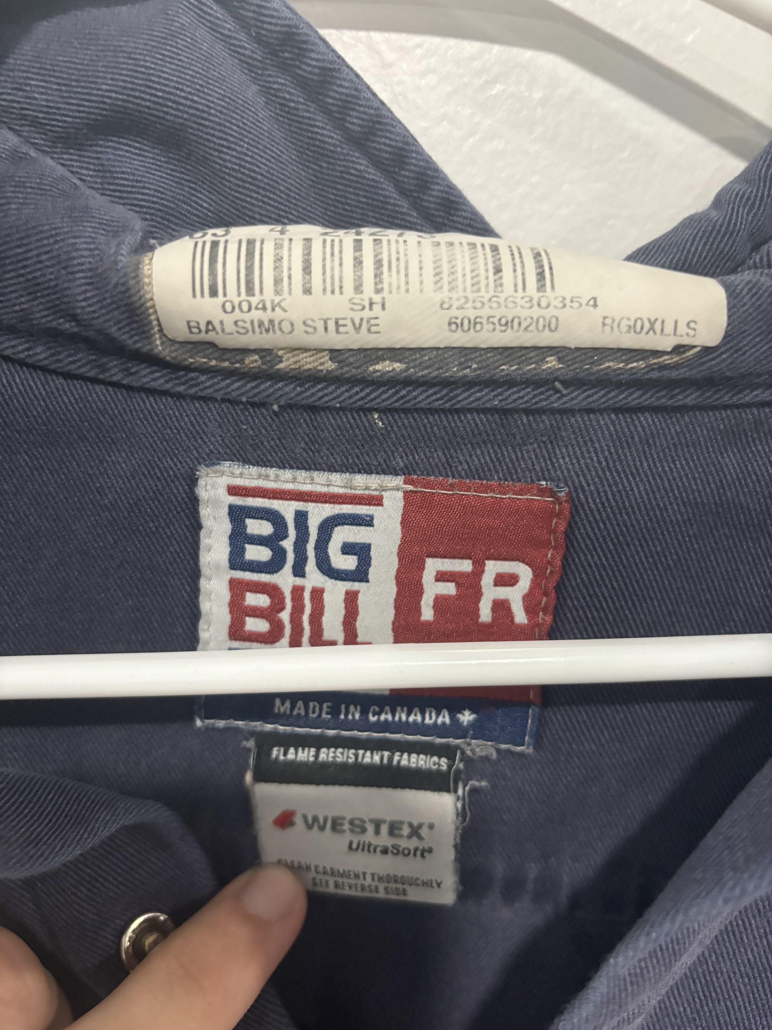 Other Navy Blue Flannel Top Size US L / EU 52-54 / 3 - 2 Thumbnail