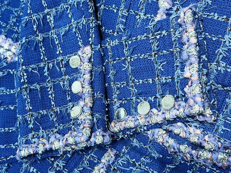 Chanel Chanel 23C early spring show blue mixed color four-pocket Size S / US 4 / IT 40 - 6 Thumbnail