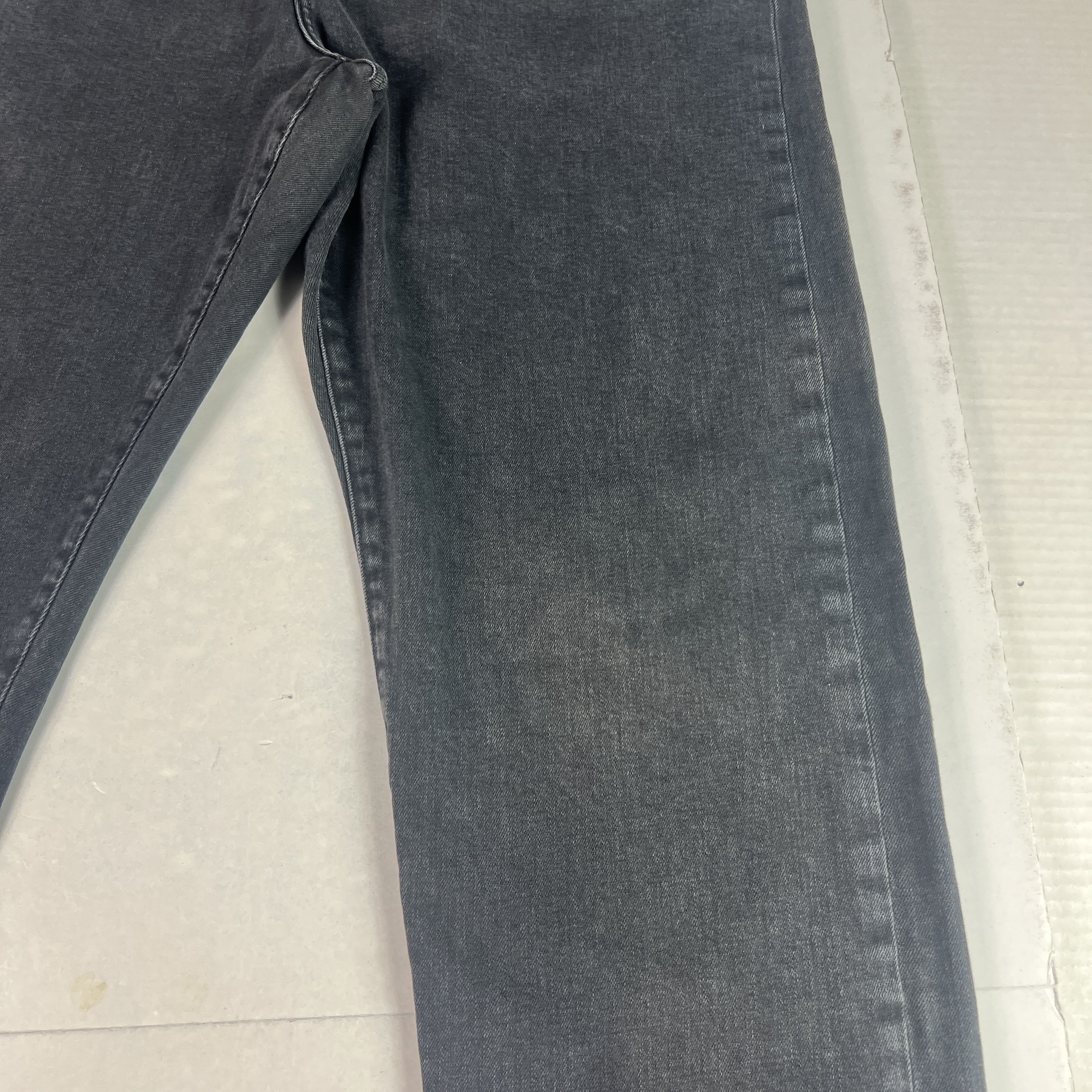 Baldwin Baldwin Jeans Henley Slim Straight Dark Grey Stretch Denim Size US 37 - 3 Thumbnail