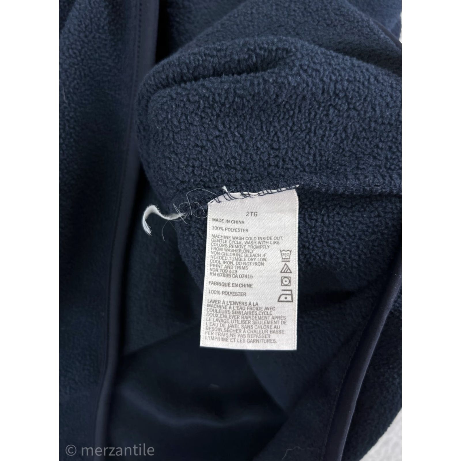 Nautica Nautica Jacket Mens 2XL Blue 1/4 Zip Mock Neck Fleece Poly 100% Zip Windbreaker Casual Outdoor Hiking Sports Dress Size US XXL / EU 58 / 5 - 4 Thumbnail