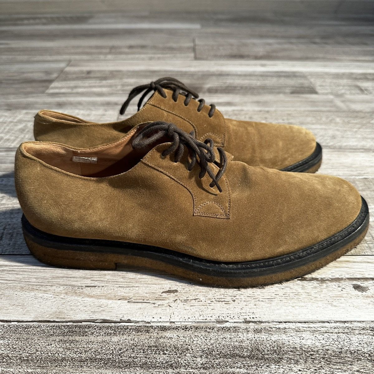 Dries Van Noten Dries Van Noten Classic Suede Derby Shoes Size US 10.5 / EU 43-44 - 2 Thumbnail