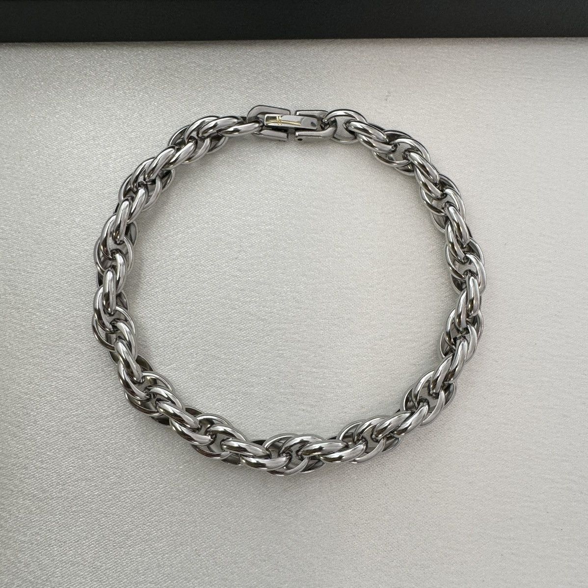 Other Twist Link Chain Bracelet for Men Women,Hip Hop Unisex Style Size ONE SIZE - 1 Thumbnail