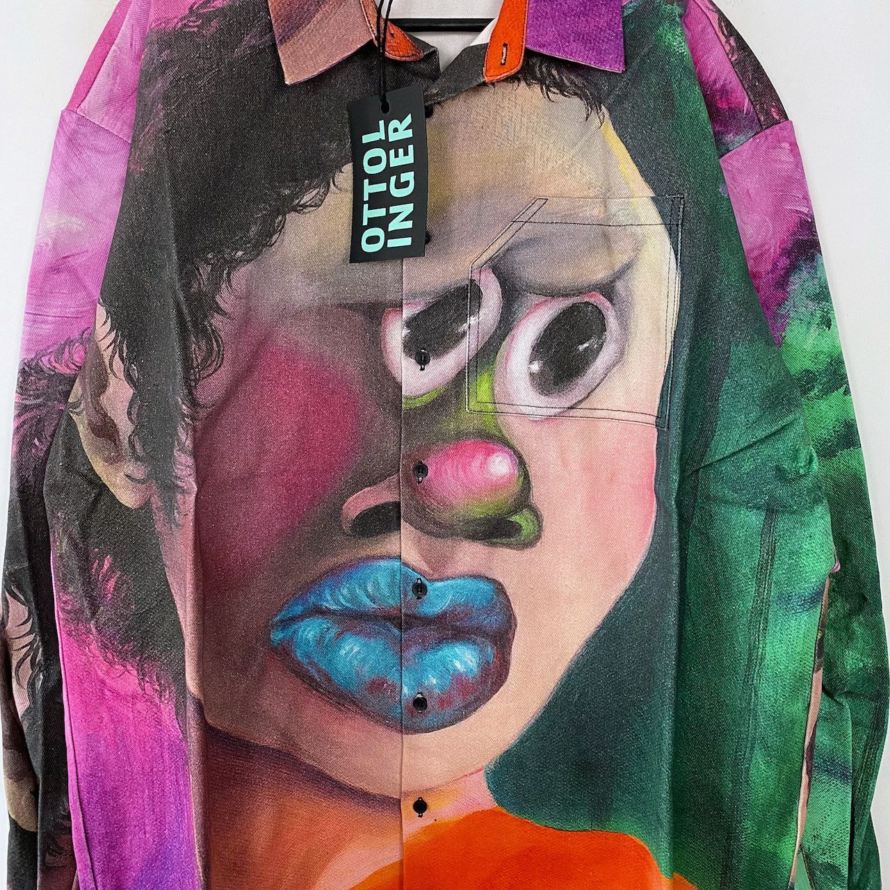 Ottolinger X CHEYENNE JULIEN SUMMER CAMP COTTON-DRILL OVERSIZED SHIRT Size US S / EU 44-46 / 1 - 2 Thumbnail
