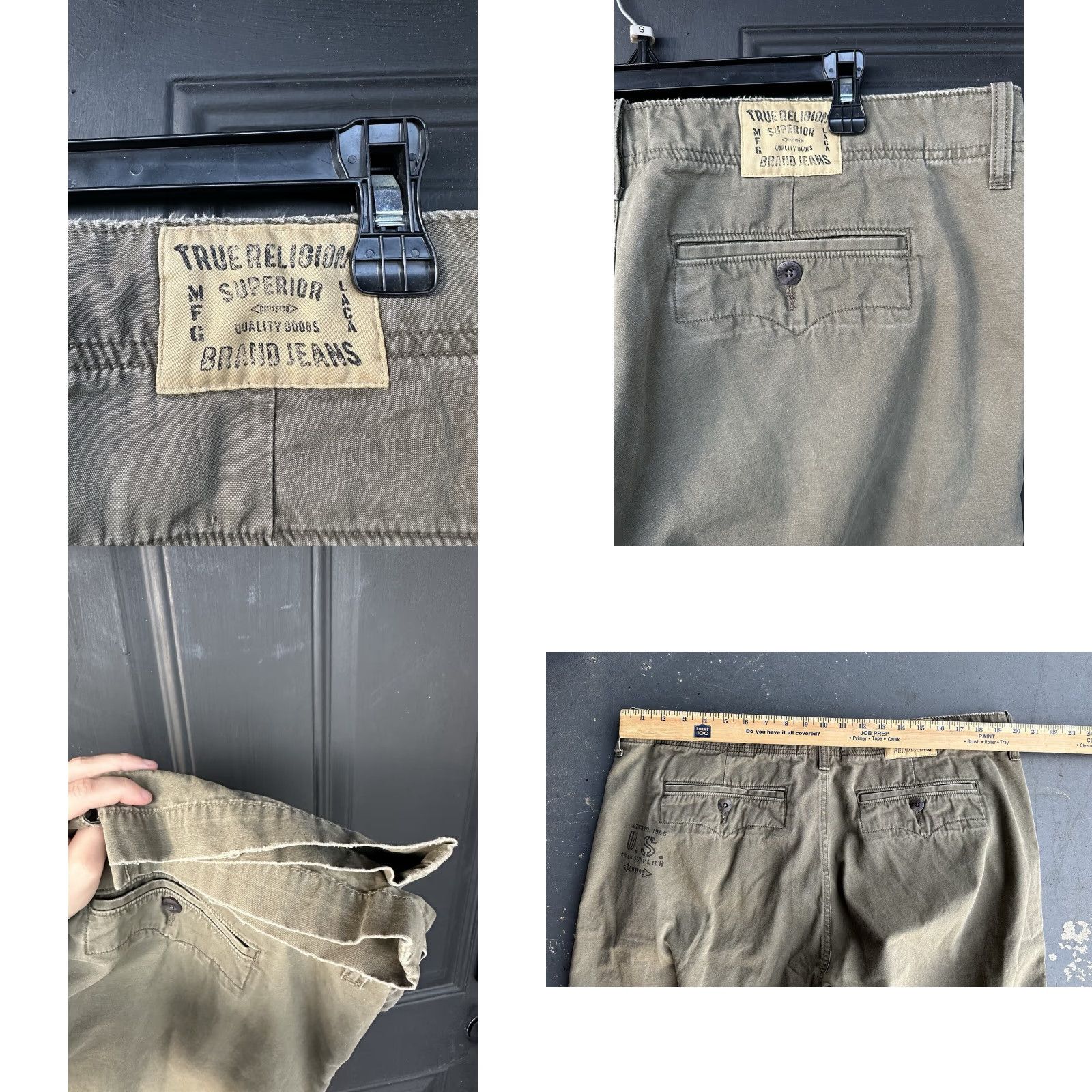 True Religion TRUE RELIGION Jeans Utility Chino Pants Special Ops Standard Issue Size 38 Green Size US 38 / EU 54 - 9 Thumbnail