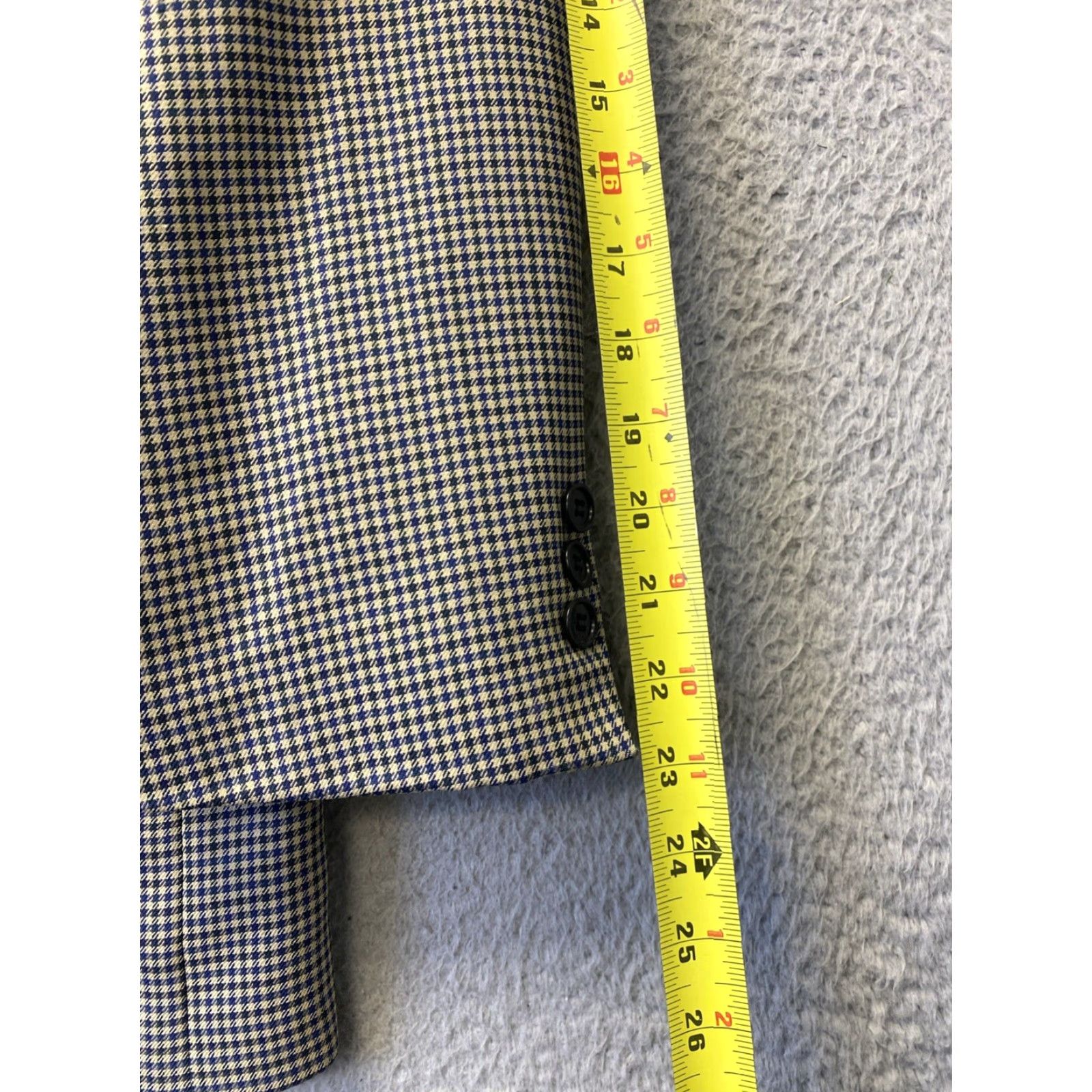 Oscar De La Renta VINTAGE Oscar de la Renta Tuxedo Blazer Jacket 42S Gray Wool Shawl Two-Button Single-Breasted Wedding Mens Size 42S - 6 Thumbnail