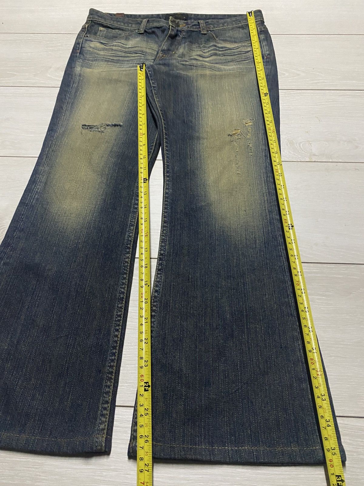 Japanese Brand japan Brand Sweet Camel Mud Wash Flare Woman Jeans Size US 32 / EU 48 - 14 Thumbnail