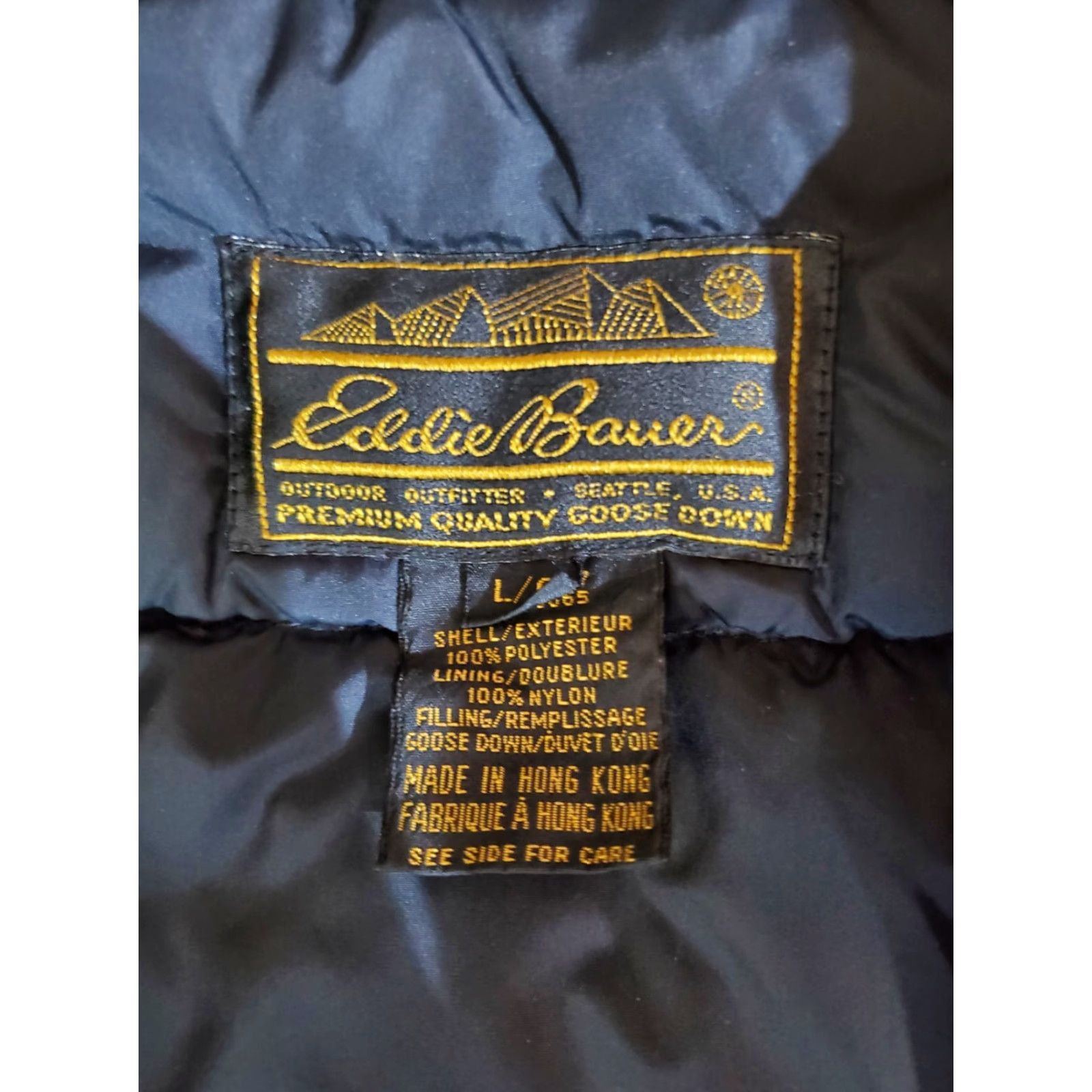 Eddie Bauer VINTAGE Eddie Bauer Parka Coat Jacket Down Goose Signature Womens Large Pink 90s Outdoor Winter - Athletic Lined Zip Size L / US 10 / IT 46 - 3 Thumbnail