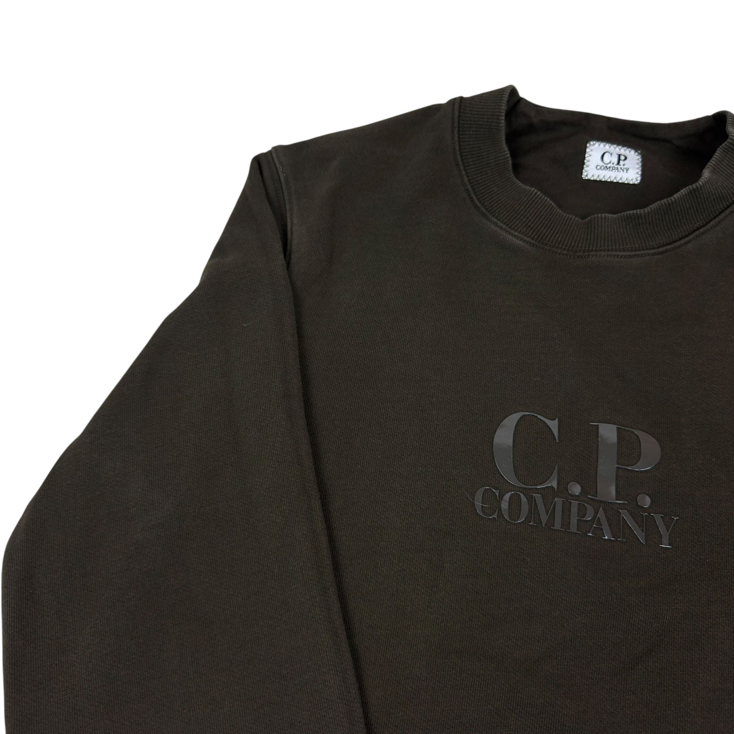 C.P. Company × Japanese Brand C.P. Company Men Olive Green Cotton Centre Logo Sweatshirt S Size US S / EU 44-46 / 1 - 3 Thumbnail