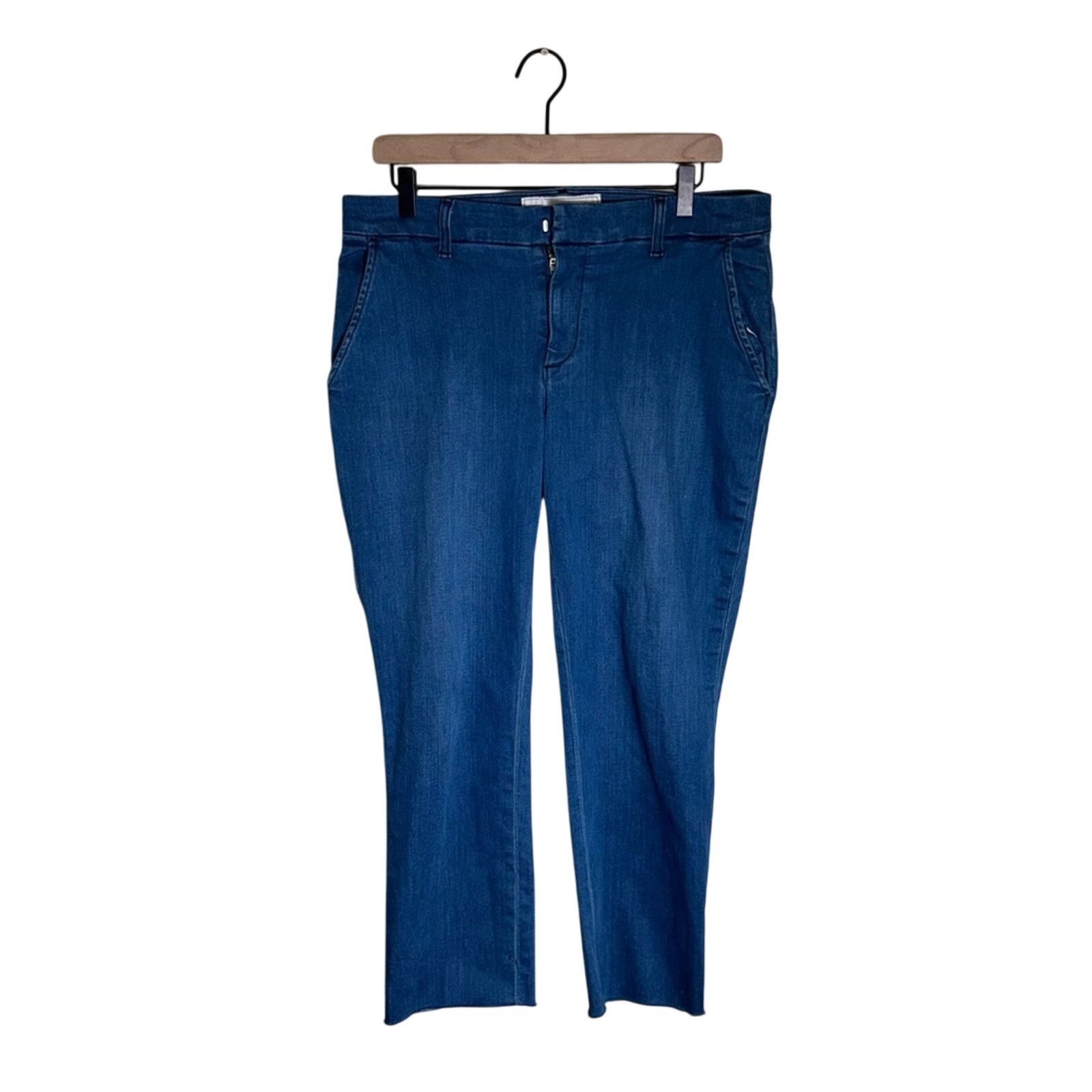 Frank & Eileen FRANK & EILEEN Wicklow classic minimal blue denim jeans 10 Size 32" / US 10 / IT 46 - 4 Thumbnail