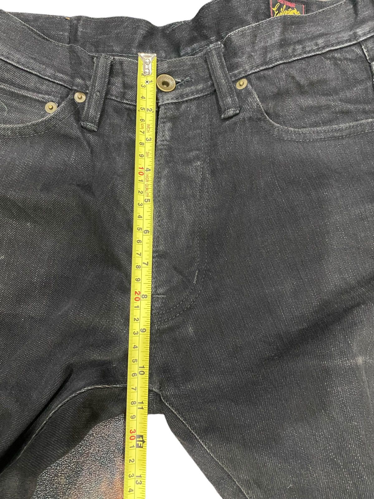 Designer The Evilact Redline Black Denim Jeans W32” Size US 32 / EU 48 - 19 Thumbnail
