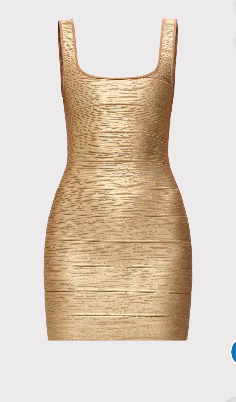 Herve Leger Gold Gabriella Mini Dress Herve Leger Size S / US 4 / IT 40 - 1 Preview