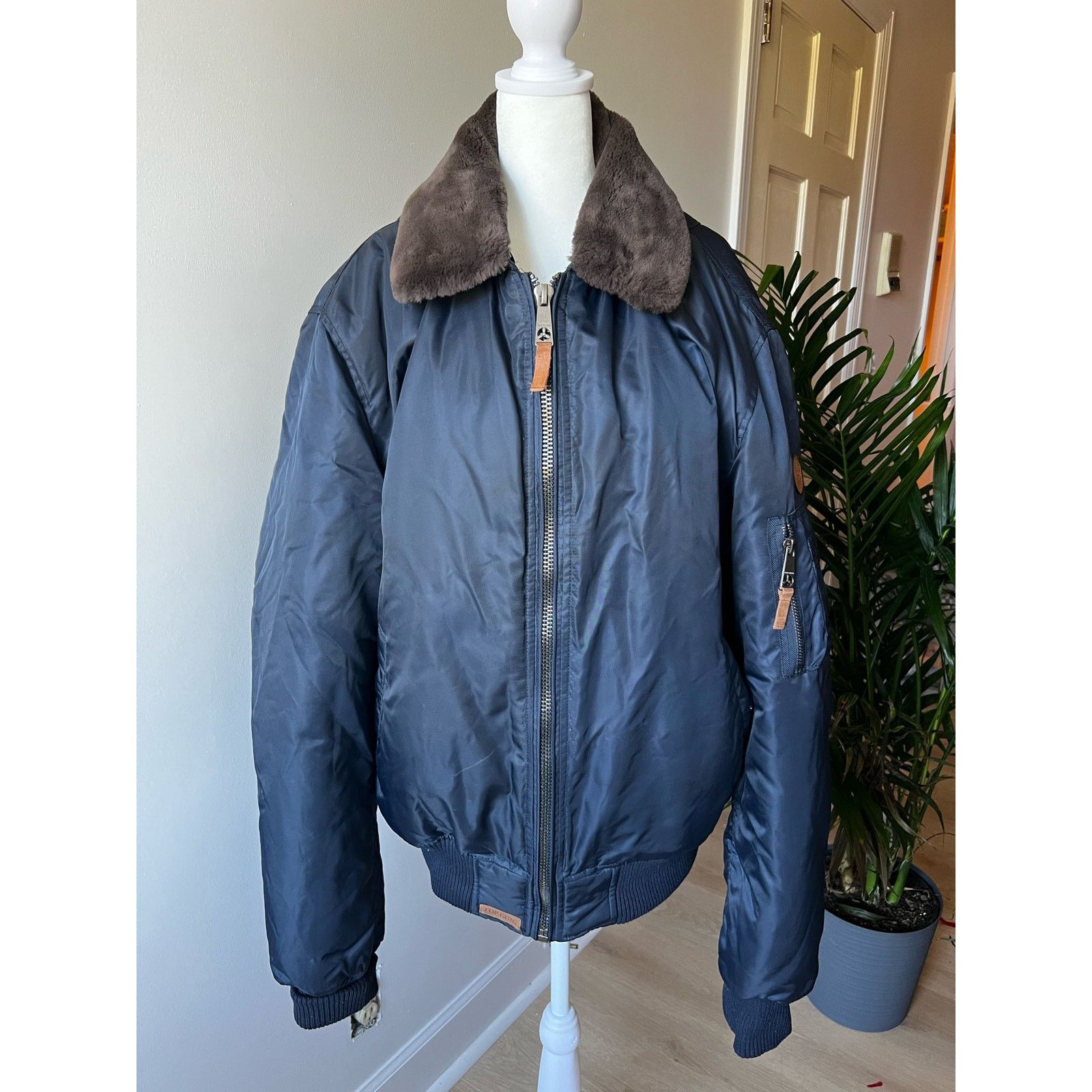 Vintage TOP GUN® B-15 MEN'S HEAVY DUTY FLIGHT BOMBER JACKET XL Size US XL / EU 56 / 4 - 3 Thumbnail
