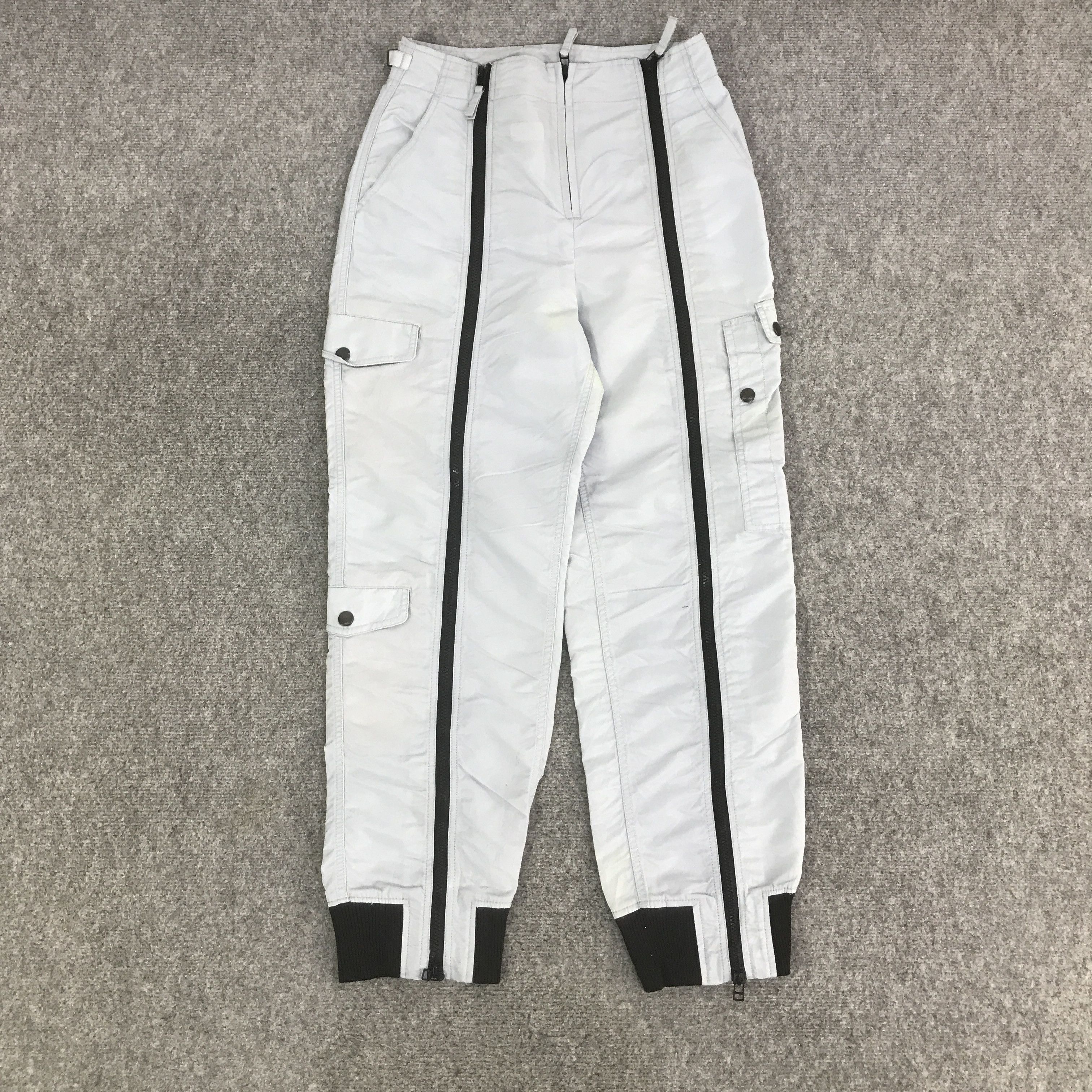 X-Girl X-GIRL SKI DESIGN PANTS FULL ZIP SWEATPANTS K130B2 Size 26" / US 2 / IT 38 - 1 Thumbnail
