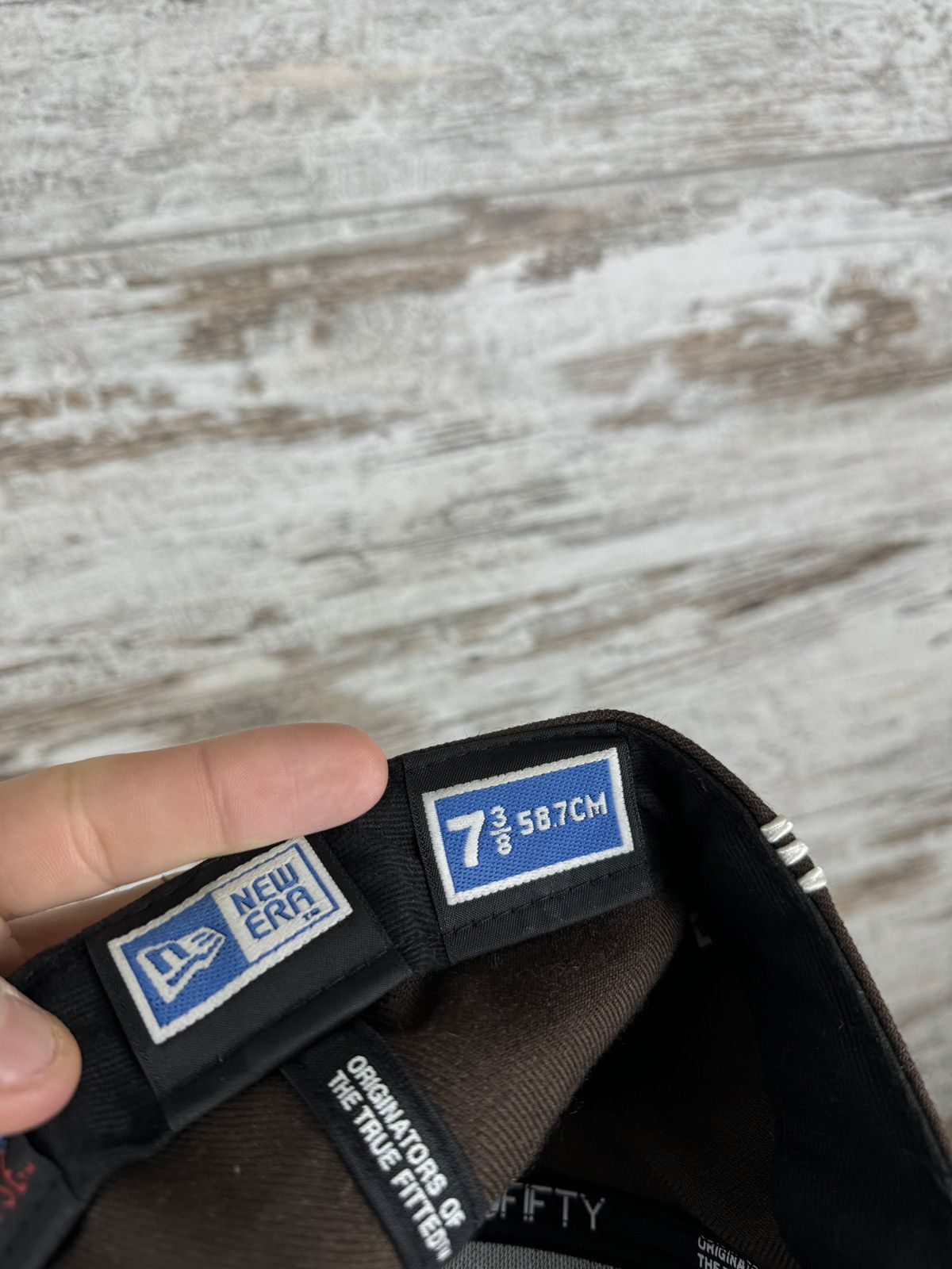 New Era × Vintage Mens Vintage New Era cap brown bags snapback streetwear y2k Size ONE SIZE - 10 Thumbnail