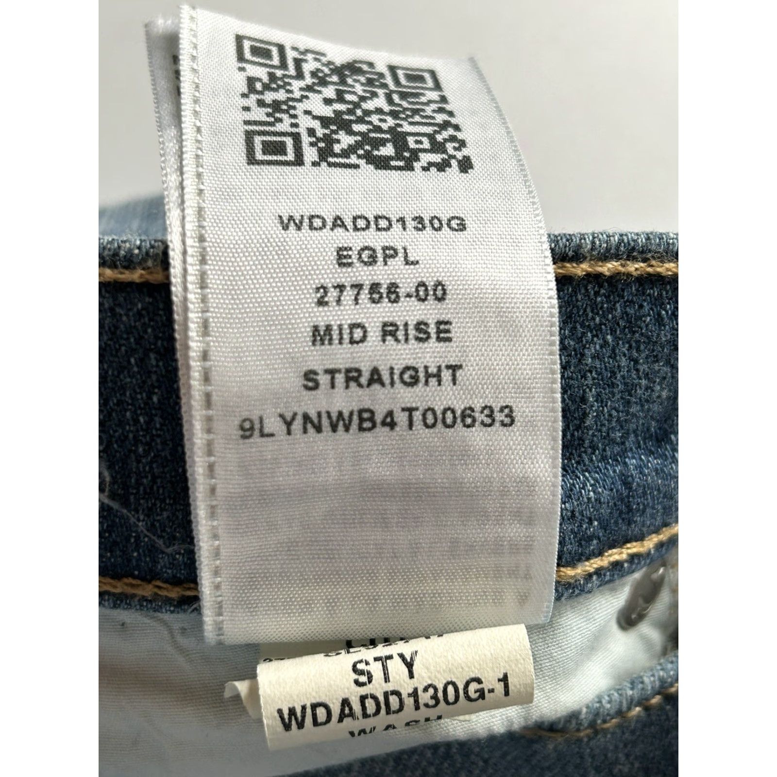True Religion Womens True Religion Jeans Straight Mid Rise Distressed Blue Size 26 Size 26" / US 2 / IT 38 - 7 Thumbnail