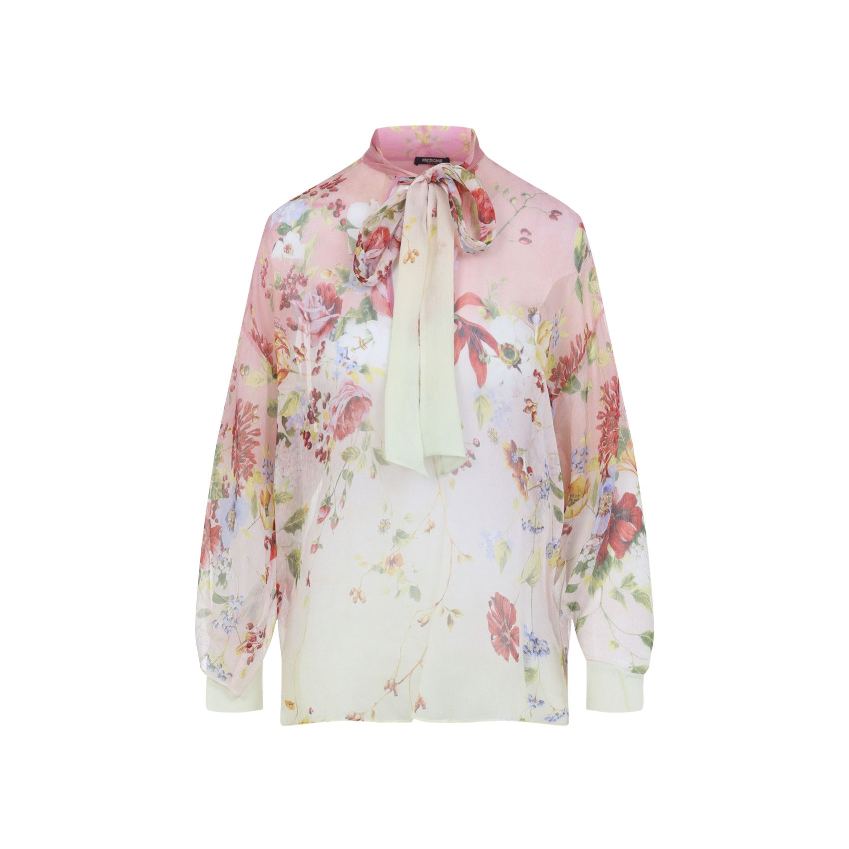 Roberto Cavalli Roberto Cavalli Miami Flowers Blouse Size M / US 6-8 / IT 42-44 - 1 Thumbnail